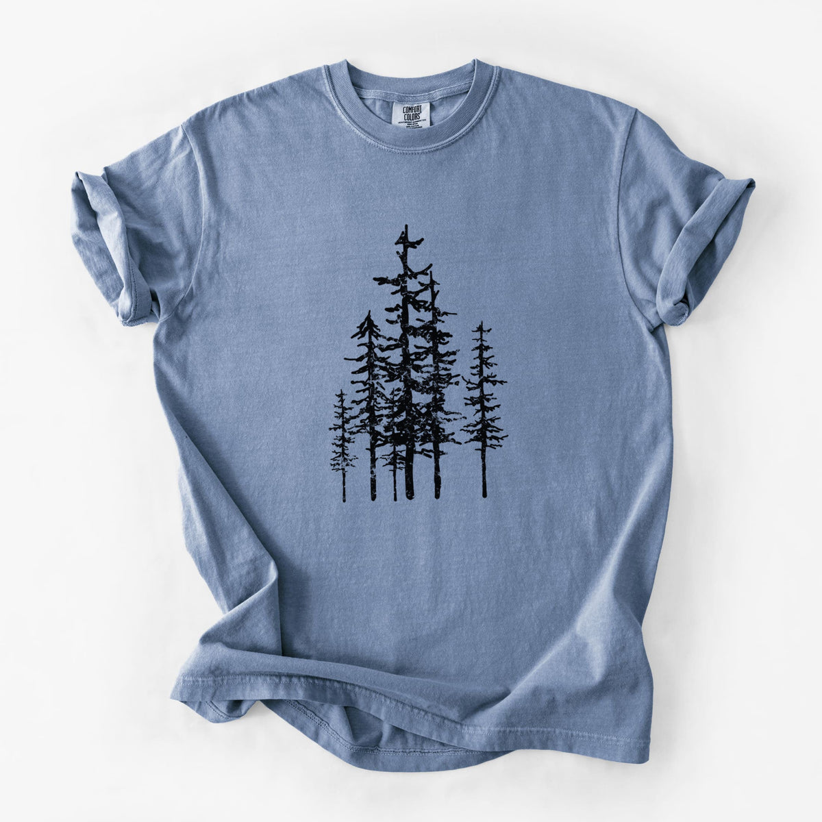 Evergreen Trees - Unisex Comfort Colors Garment-Dyed Heavyweight T-shirt