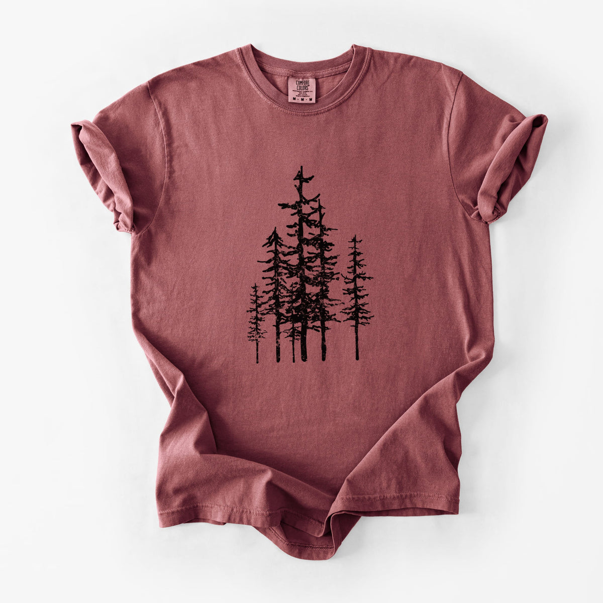 Evergreen Trees - Unisex Comfort Colors Garment-Dyed Heavyweight T-shirt