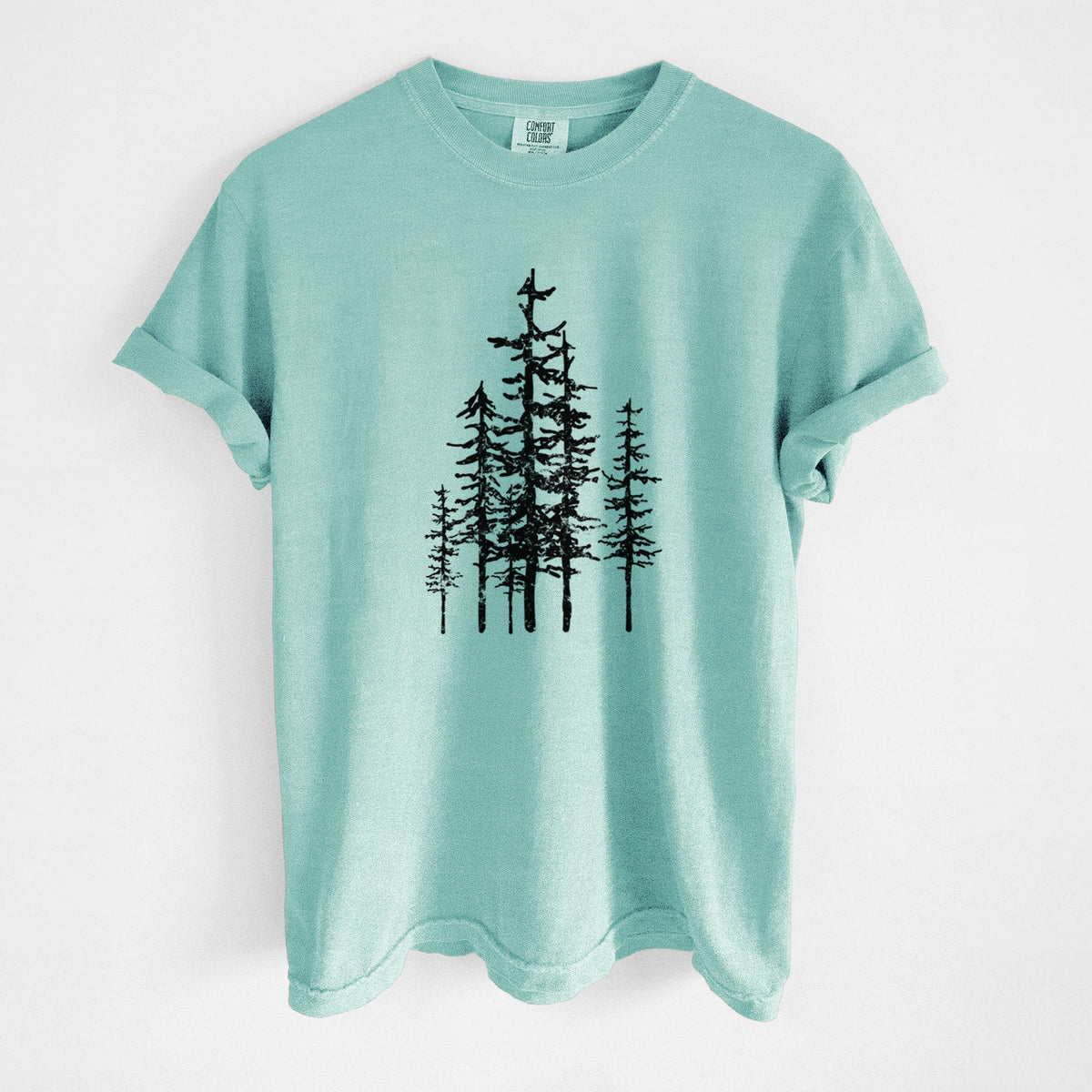 Evergreen Trees - Unisex Comfort Colors Garment-Dyed Heavyweight T-shirt