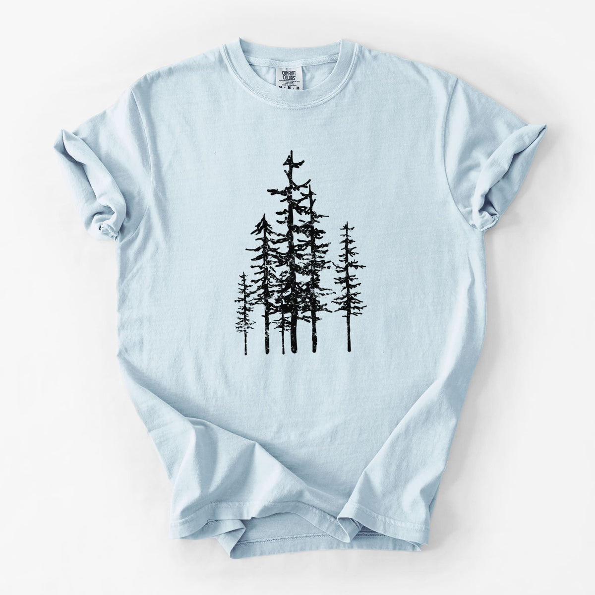 Evergreen Trees - Unisex Comfort Colors Garment-Dyed Heavyweight T-shirt