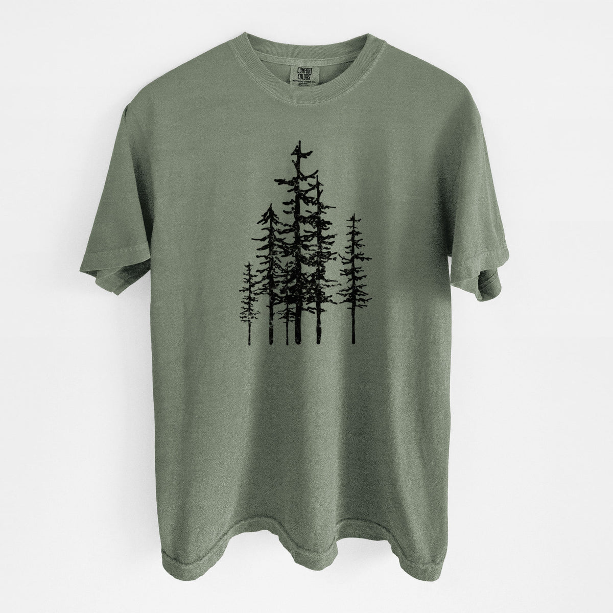 Evergreen Trees - Unisex Comfort Colors Garment-Dyed Heavyweight T-shirt