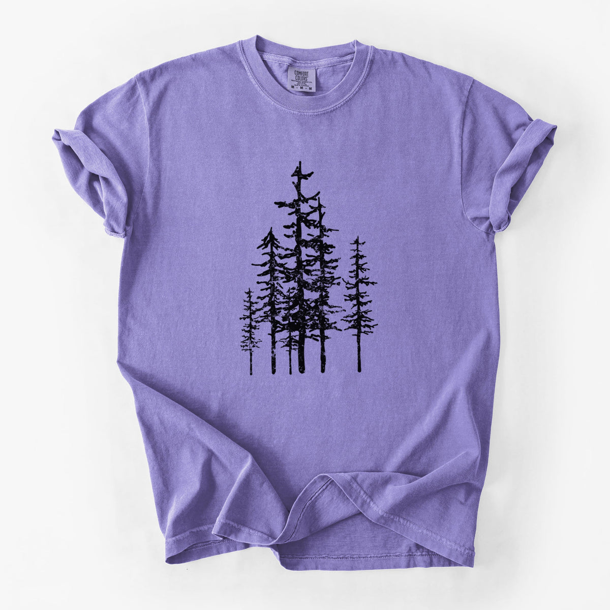 Evergreen Trees - Unisex Comfort Colors Garment-Dyed Heavyweight T-shirt