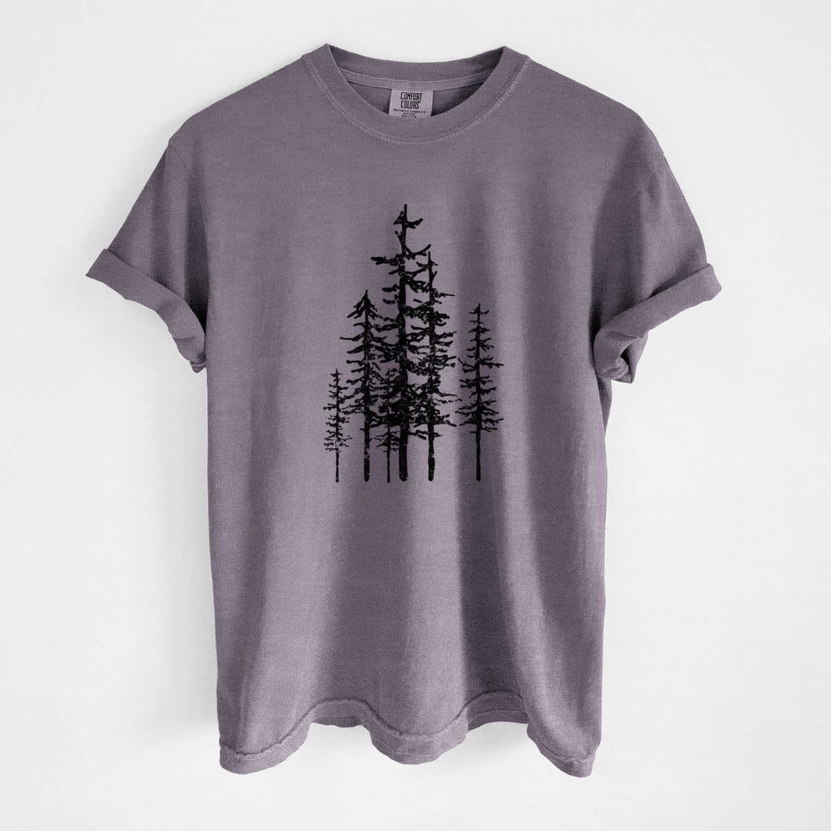 Evergreen Trees - Unisex Comfort Colors Garment-Dyed Heavyweight T-shirt