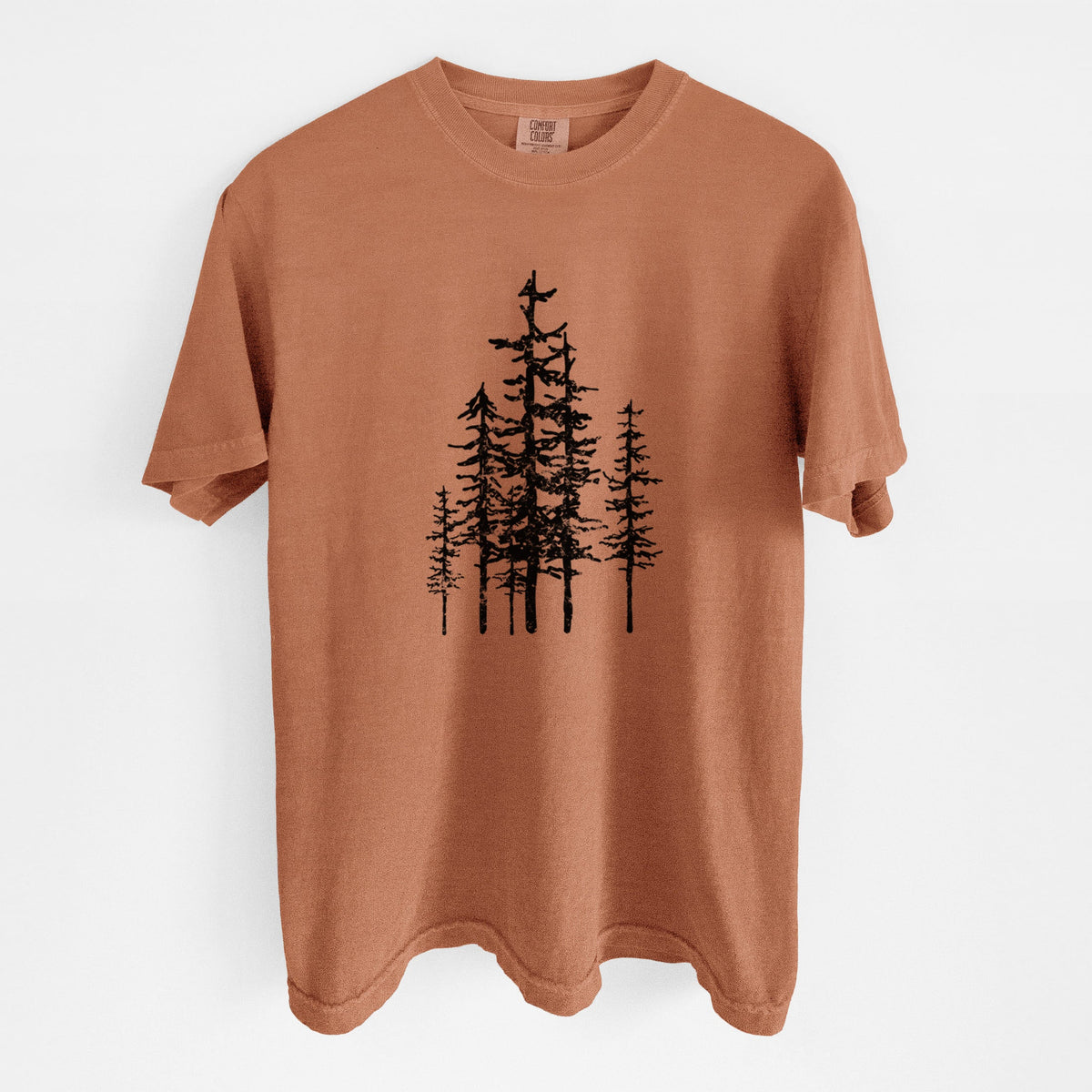 Evergreen Trees - Unisex Comfort Colors Garment-Dyed Heavyweight T-shirt