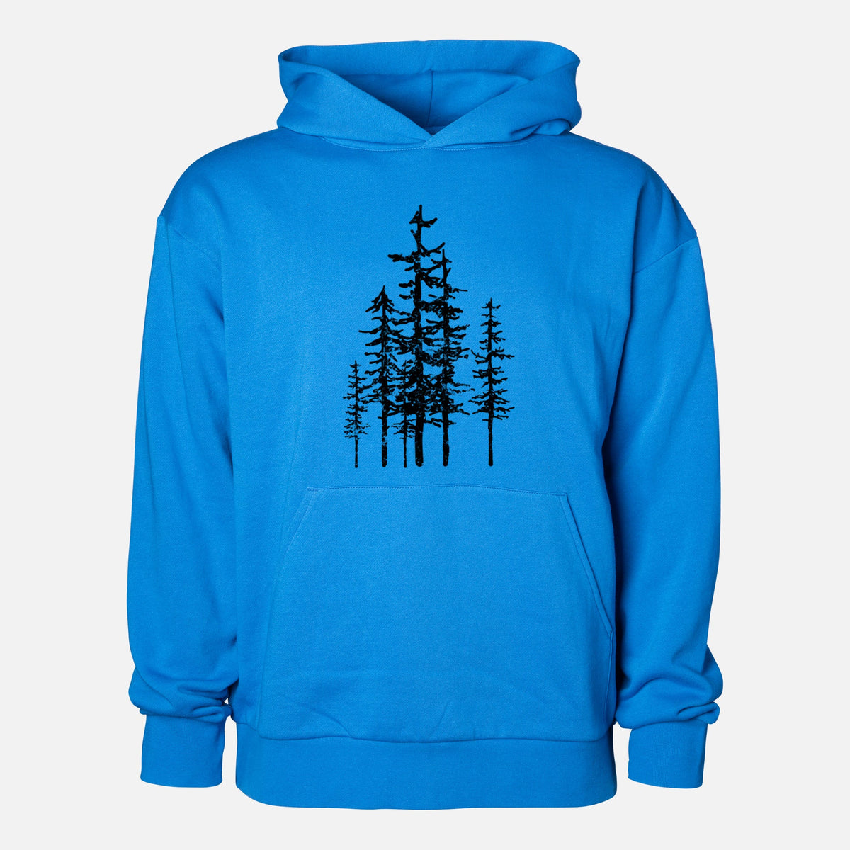 Evergreen Trees  - Statement Midweight Hoodie