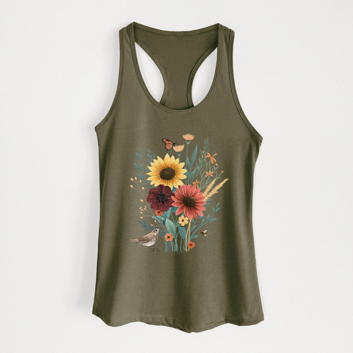 Fall Bouquet - Women's Racerback Tanktop
