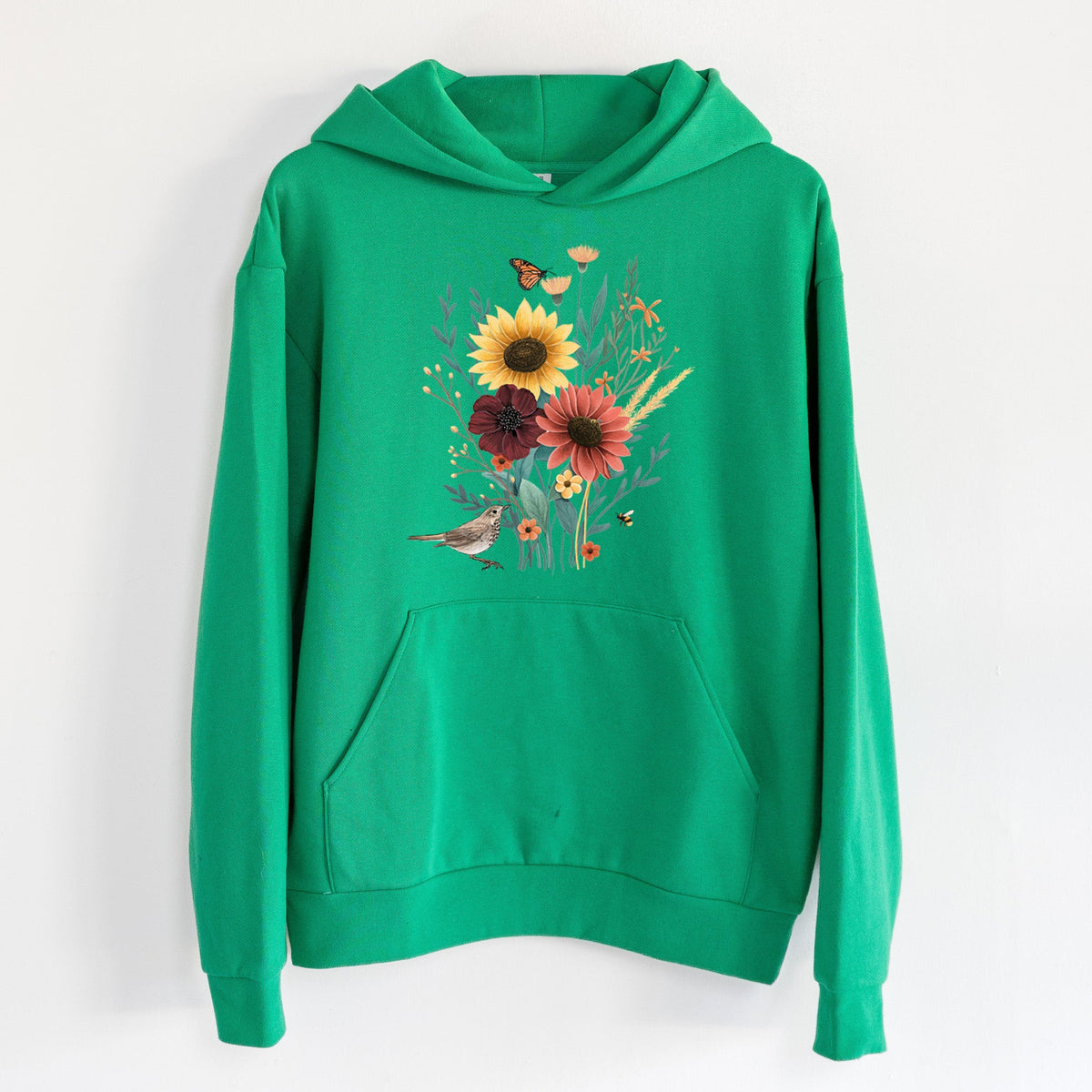 Fall Bouquet  - Statement Midweight Hoodie