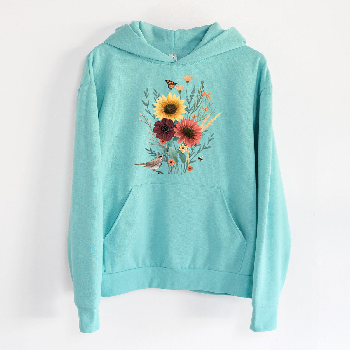 Fall Bouquet  - Statement Midweight Hoodie