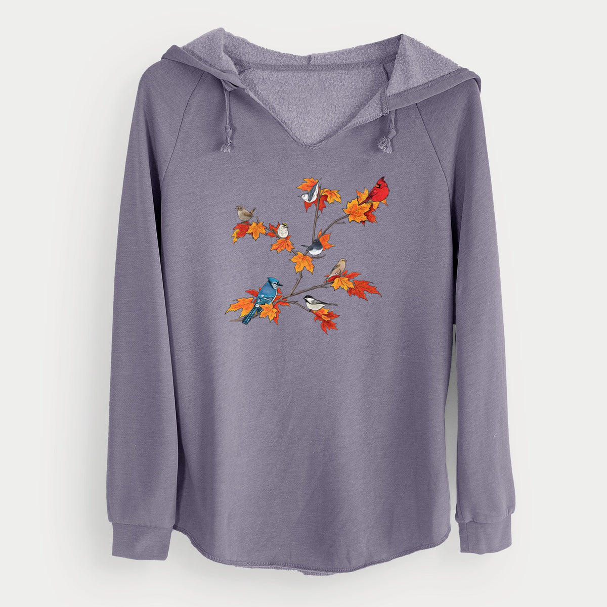 Autumn Backyard Birds - Cali Wave Hooded Sweatshirt