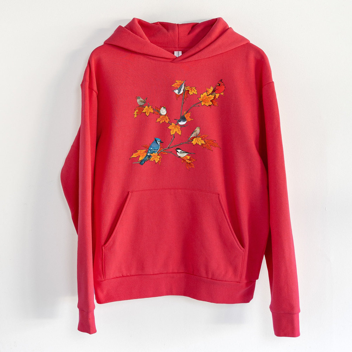Autumn Backyard Birds  - Statement Midweight Hoodie