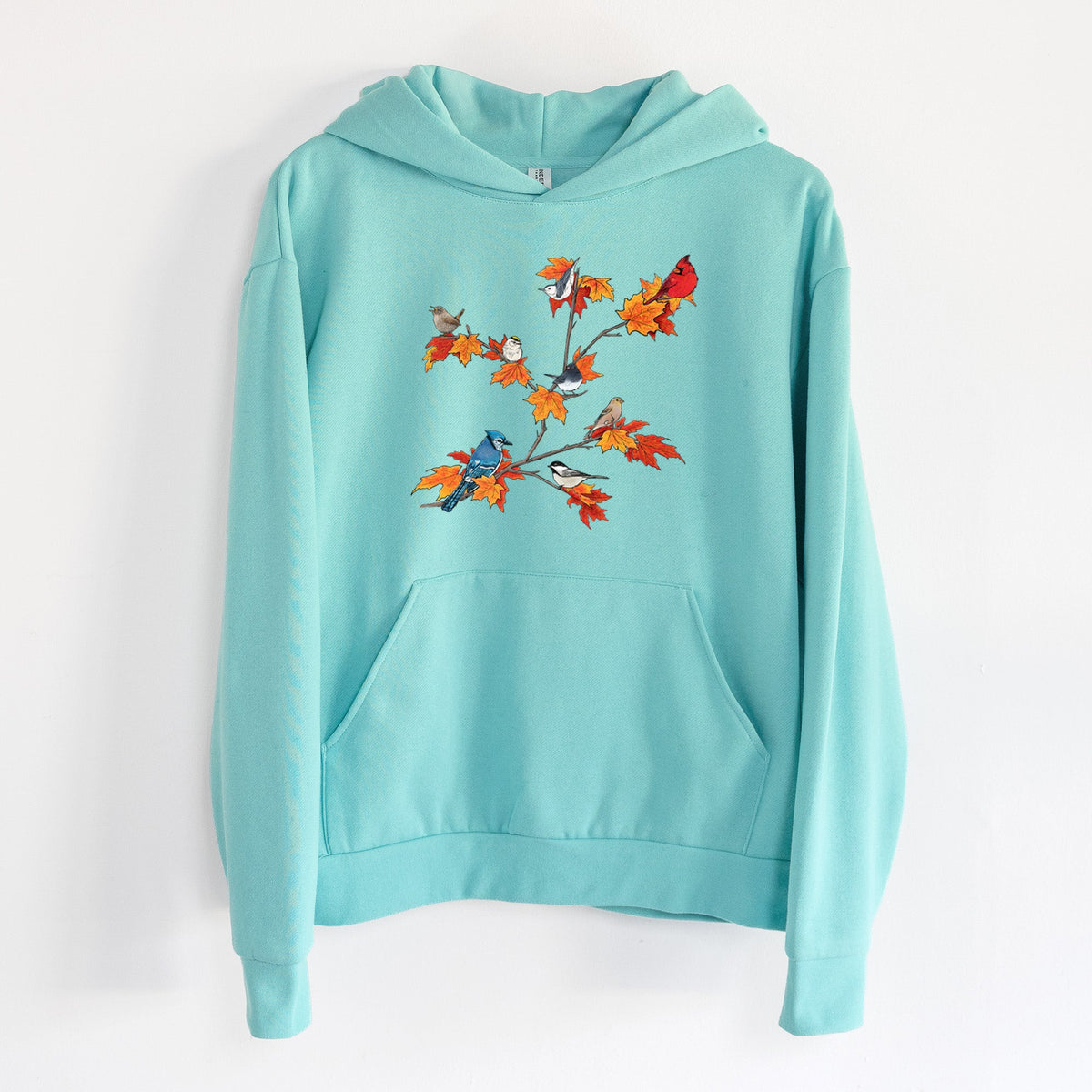Autumn Backyard Birds  - Statement Midweight Hoodie