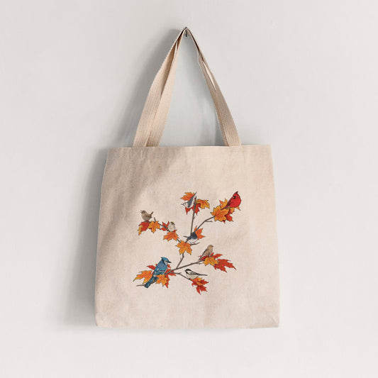 Autumn Backyard Birds - Tote Bag