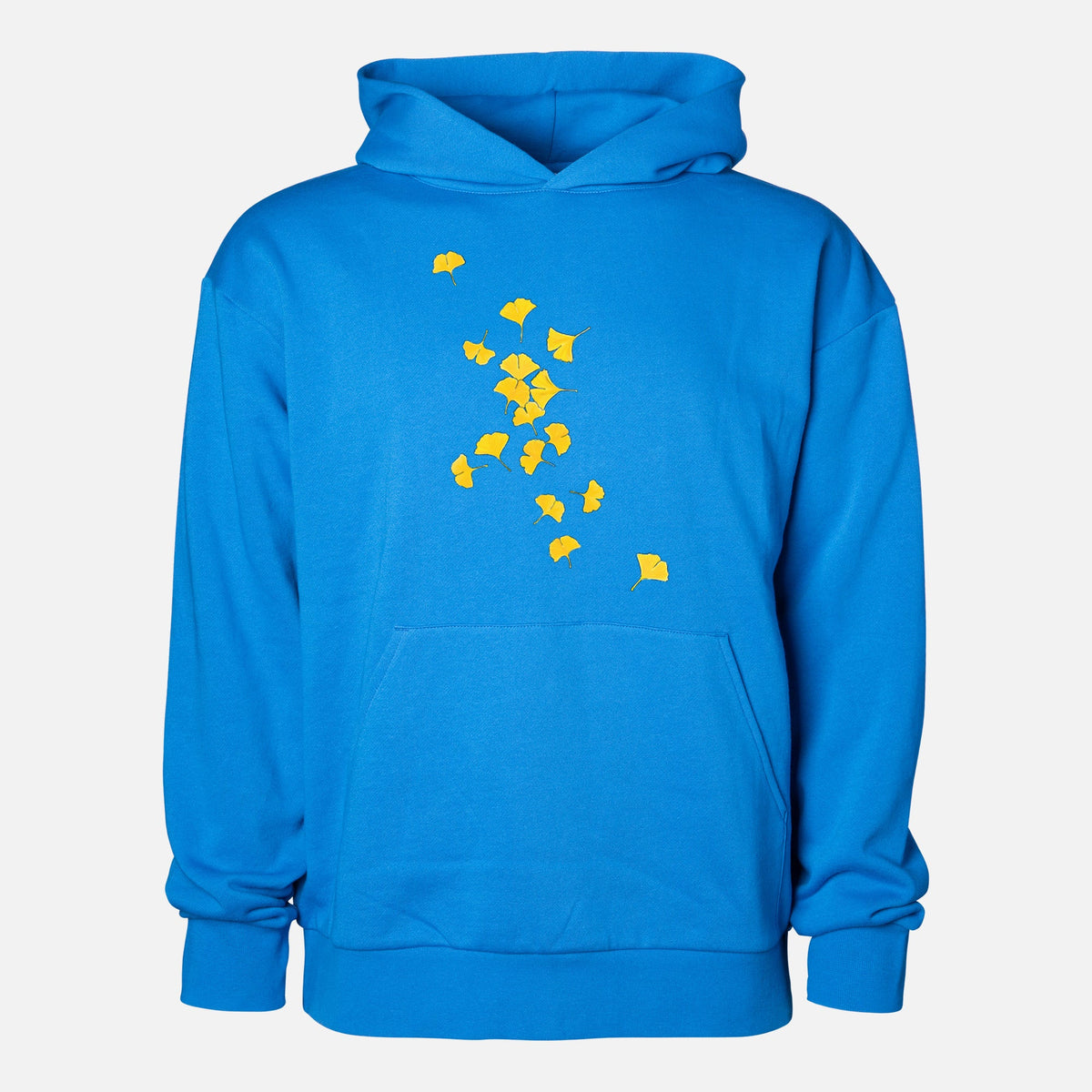 Falling Ginkgo Leaves  - Statement Midweight Hoodie