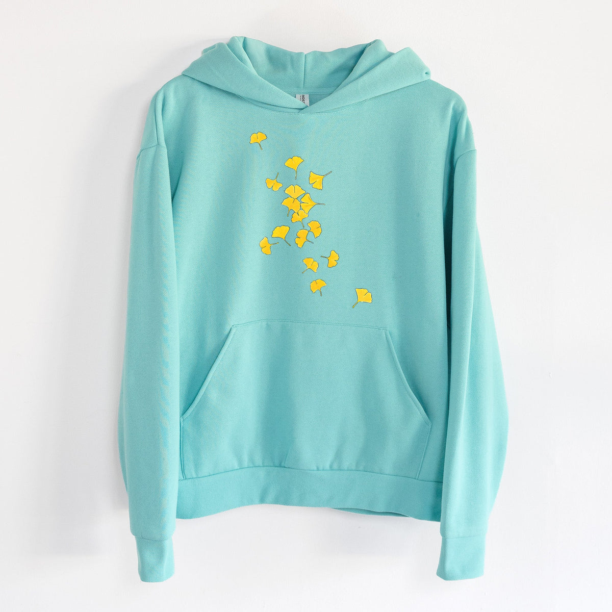 Falling Ginkgo Leaves  - Statement Midweight Hoodie