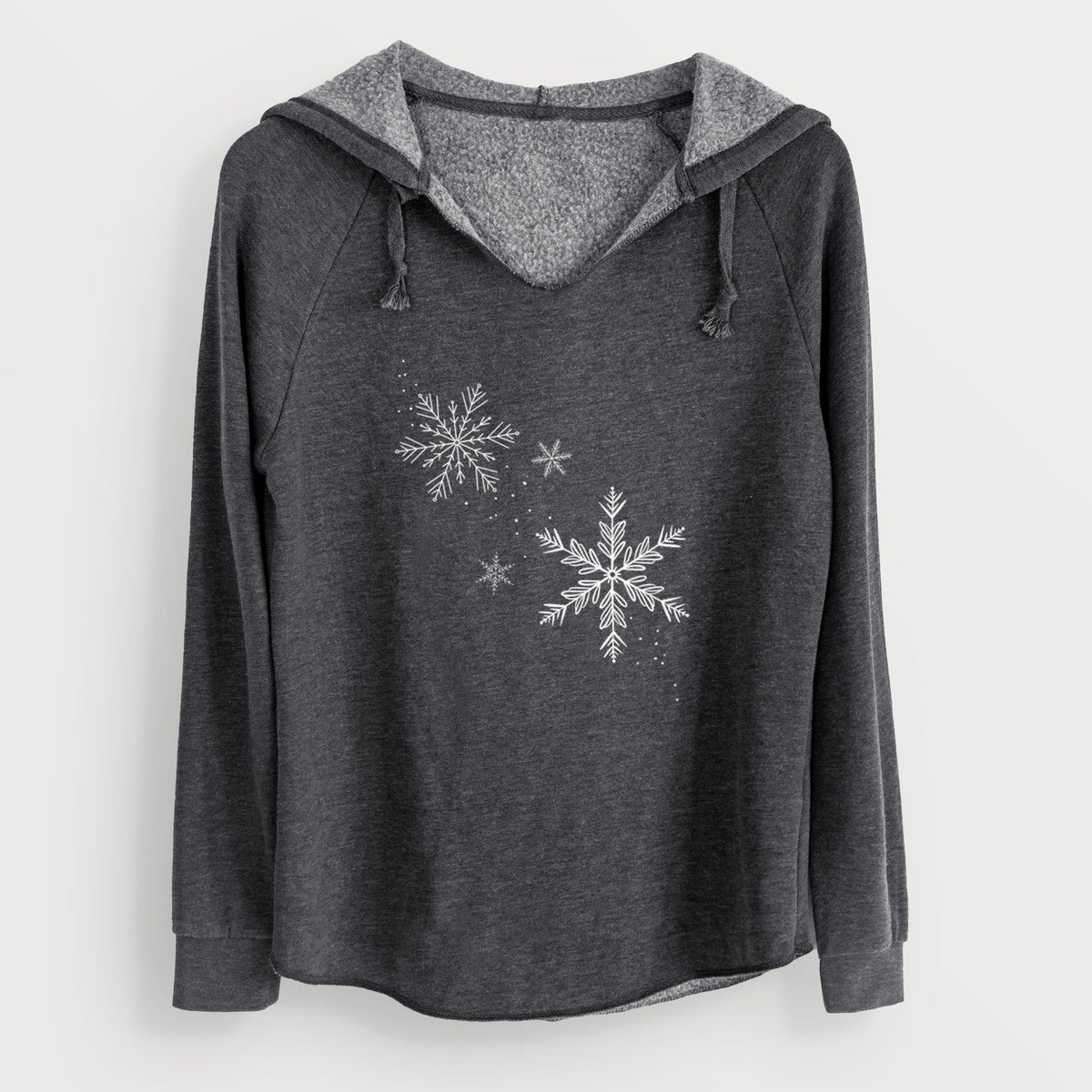 Falling Snowflakes - Cali Wave Hooded Sweatshirt
