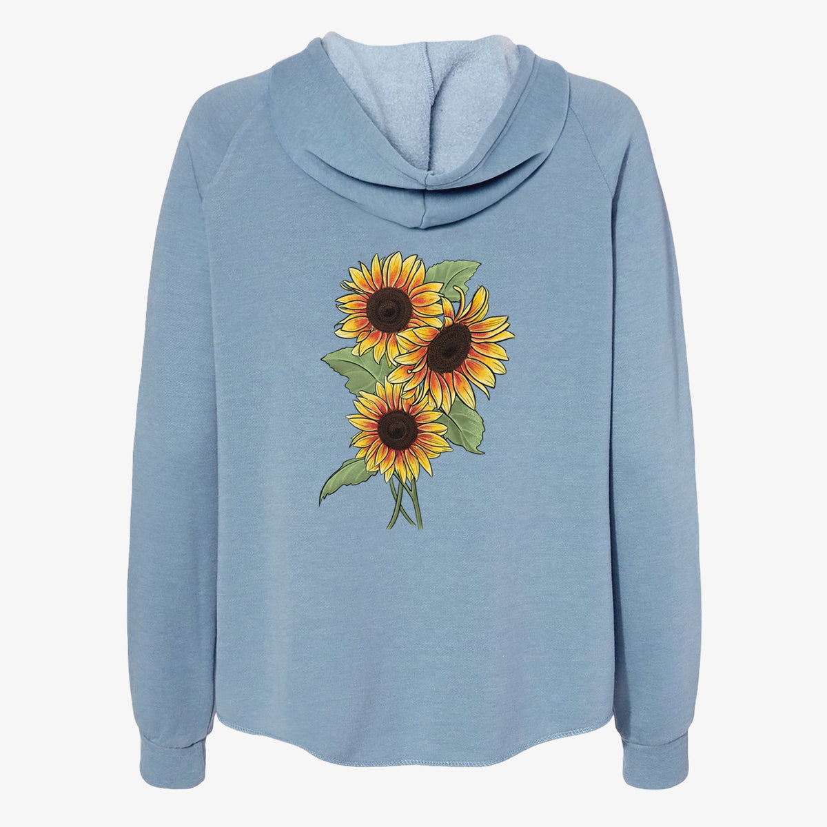 FirecrackerSunflowers - Women's Cali Wave Zip-Up Sweatshirt