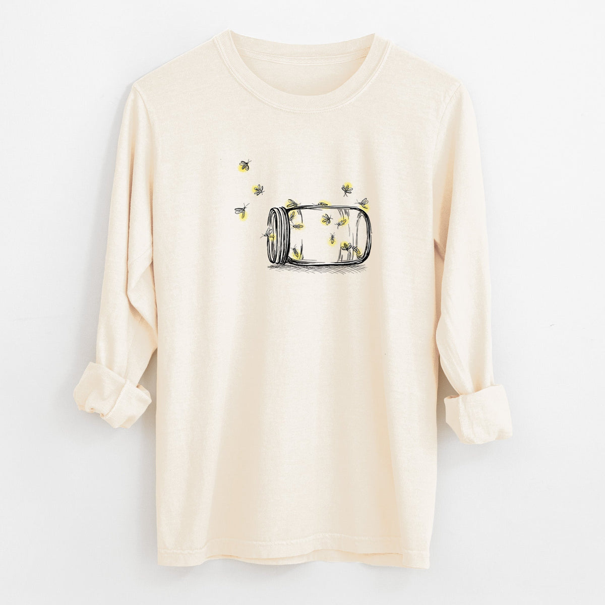 Summer Fireflies - Unisex Comfort Colors 100% Cotton Long Sleeve