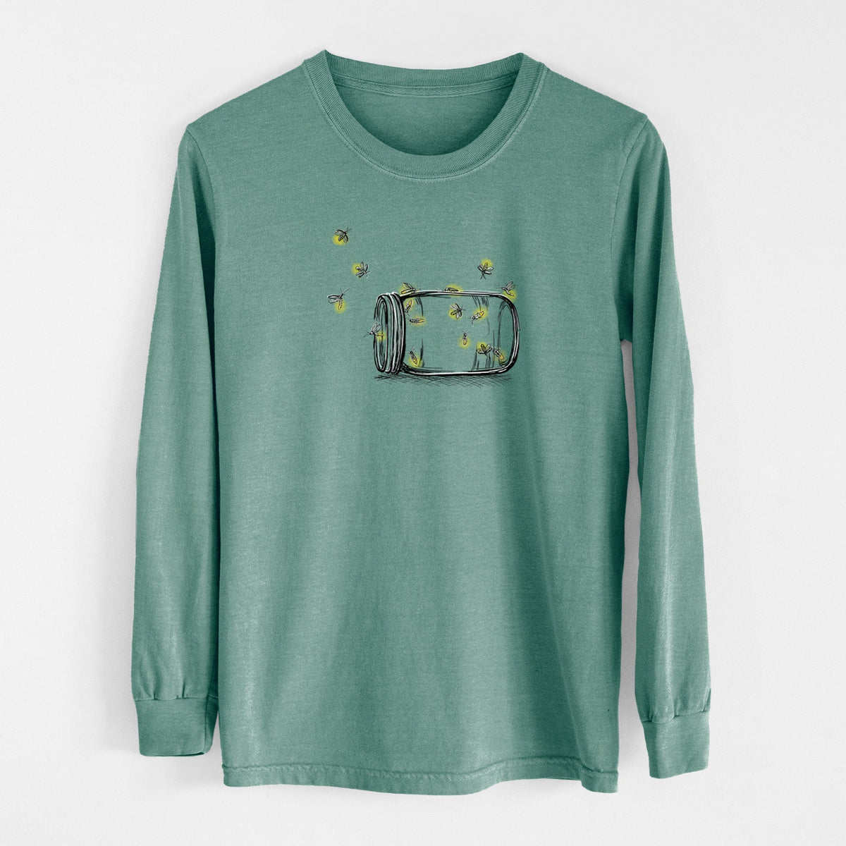 Summer Fireflies - Unisex Comfort Colors 100% Cotton Long Sleeve