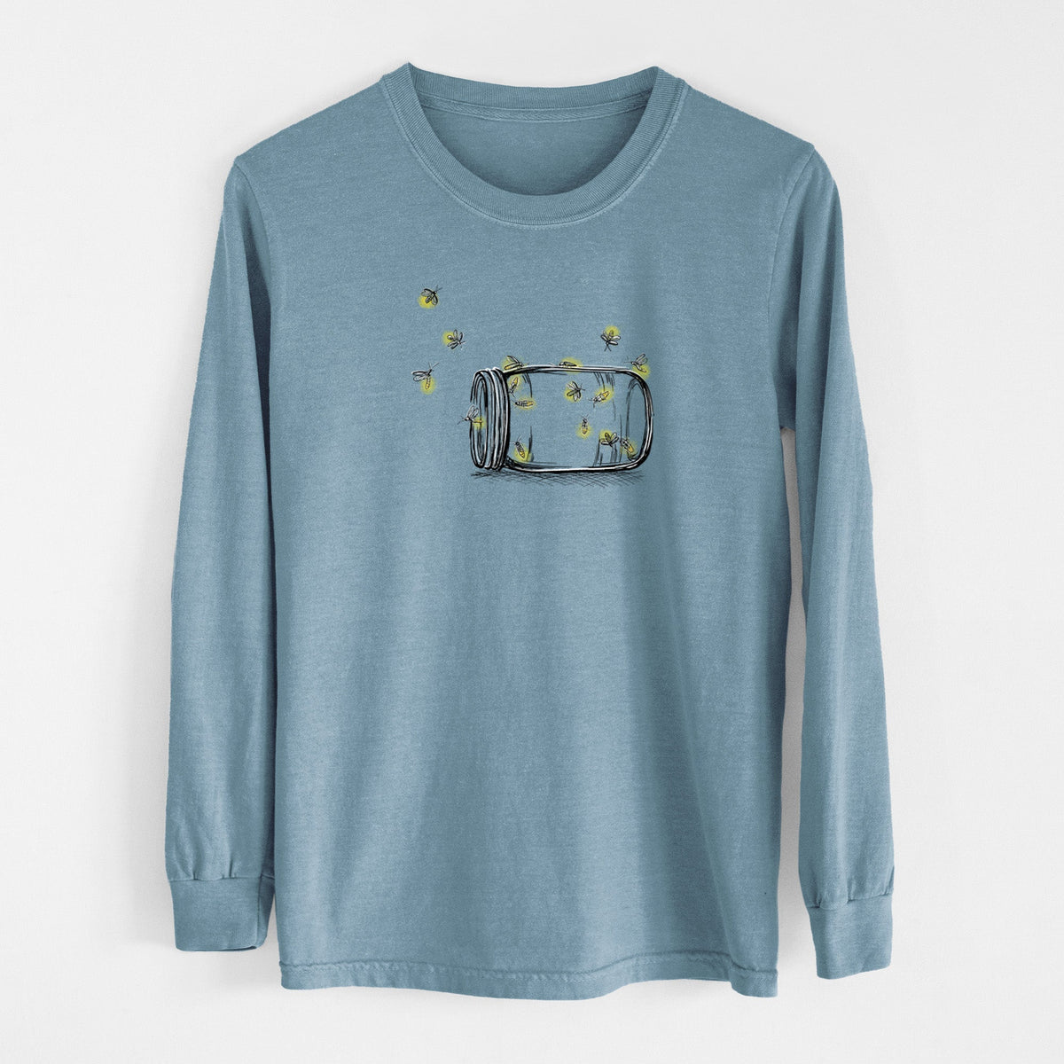 Summer Fireflies - Unisex Comfort Colors 100% Cotton Long Sleeve