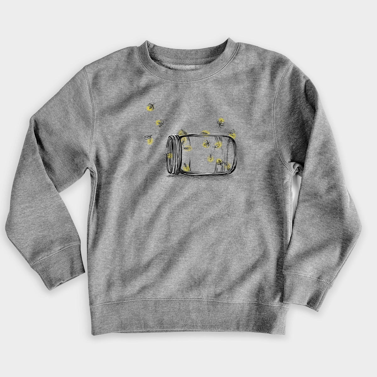 Summer Fireflies - Youth Lightweight Crewneck Sweatshirt
