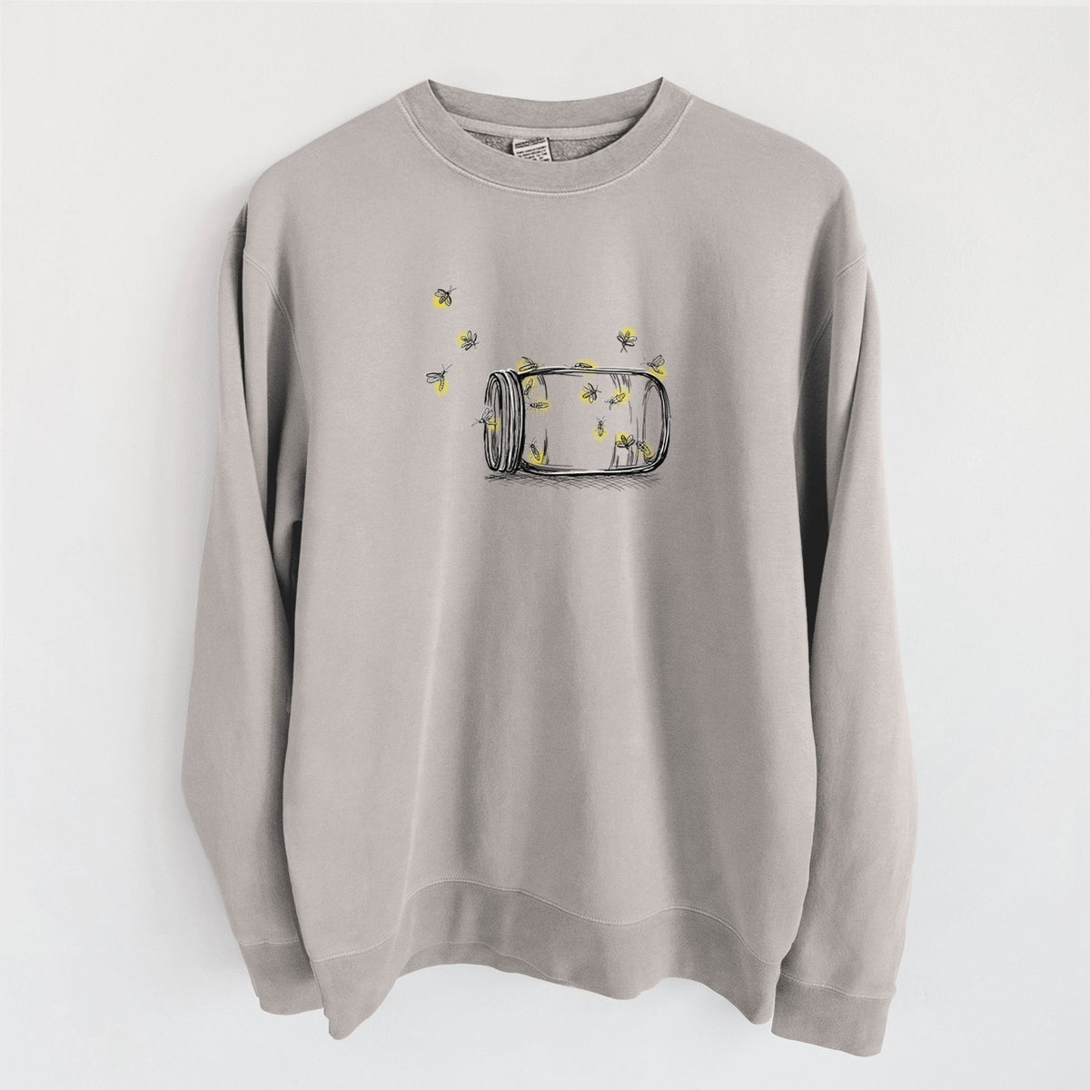 Summer Fireflies - Unisex Pigment Dyed Crew Sweatshirt