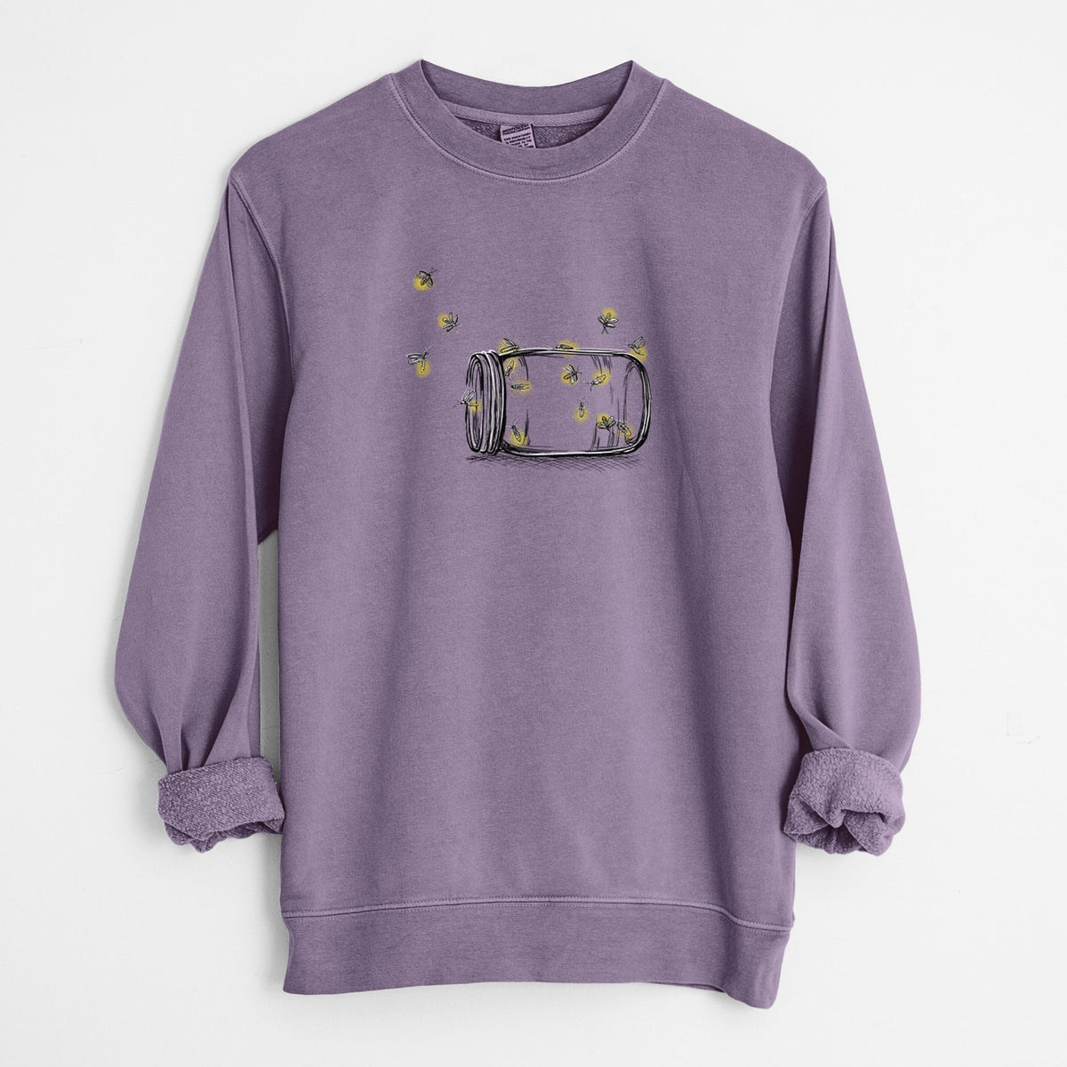 Summer Fireflies - Unisex Pigment Dyed Crew Sweatshirt