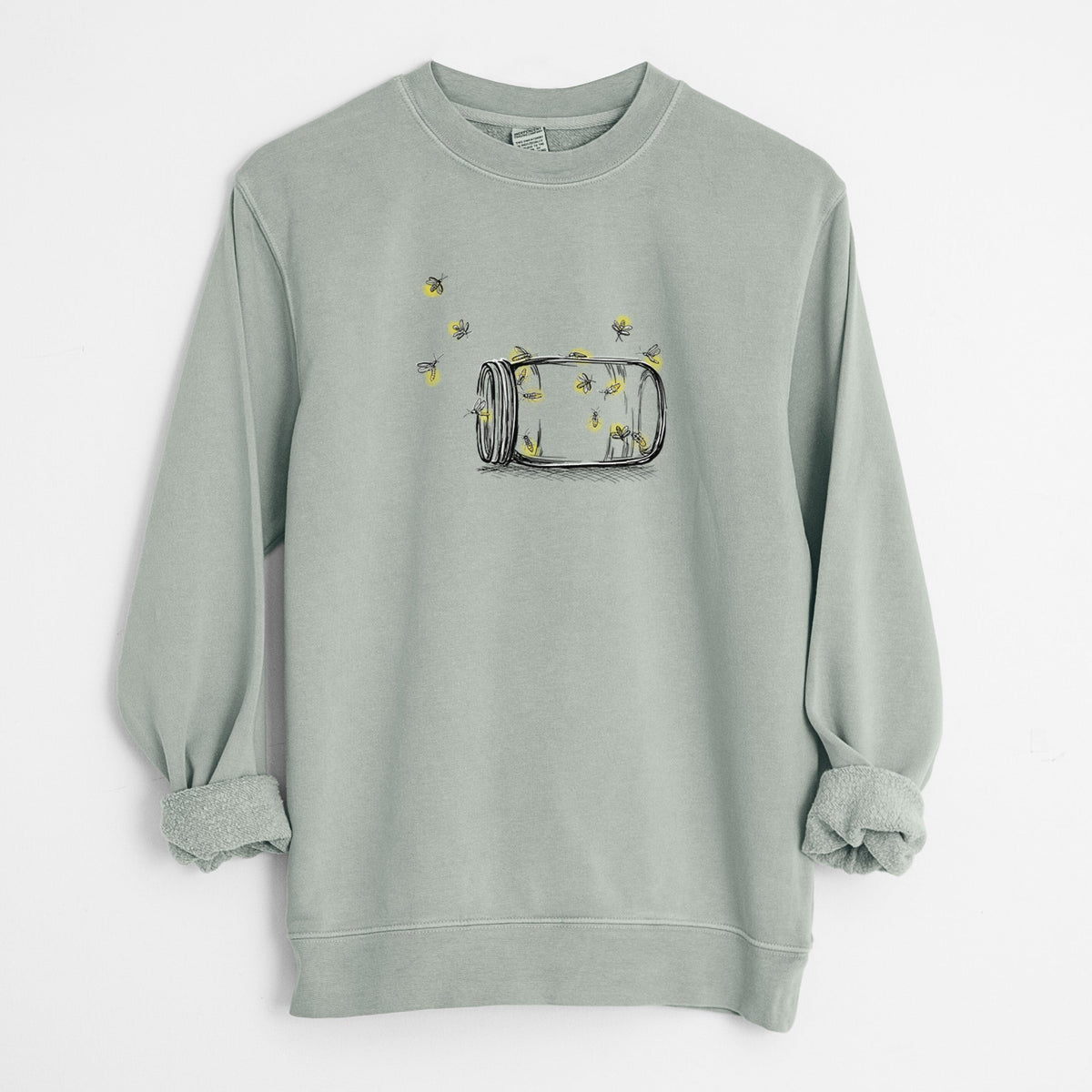 Summer Fireflies - Unisex Pigment Dyed Crew Sweatshirt