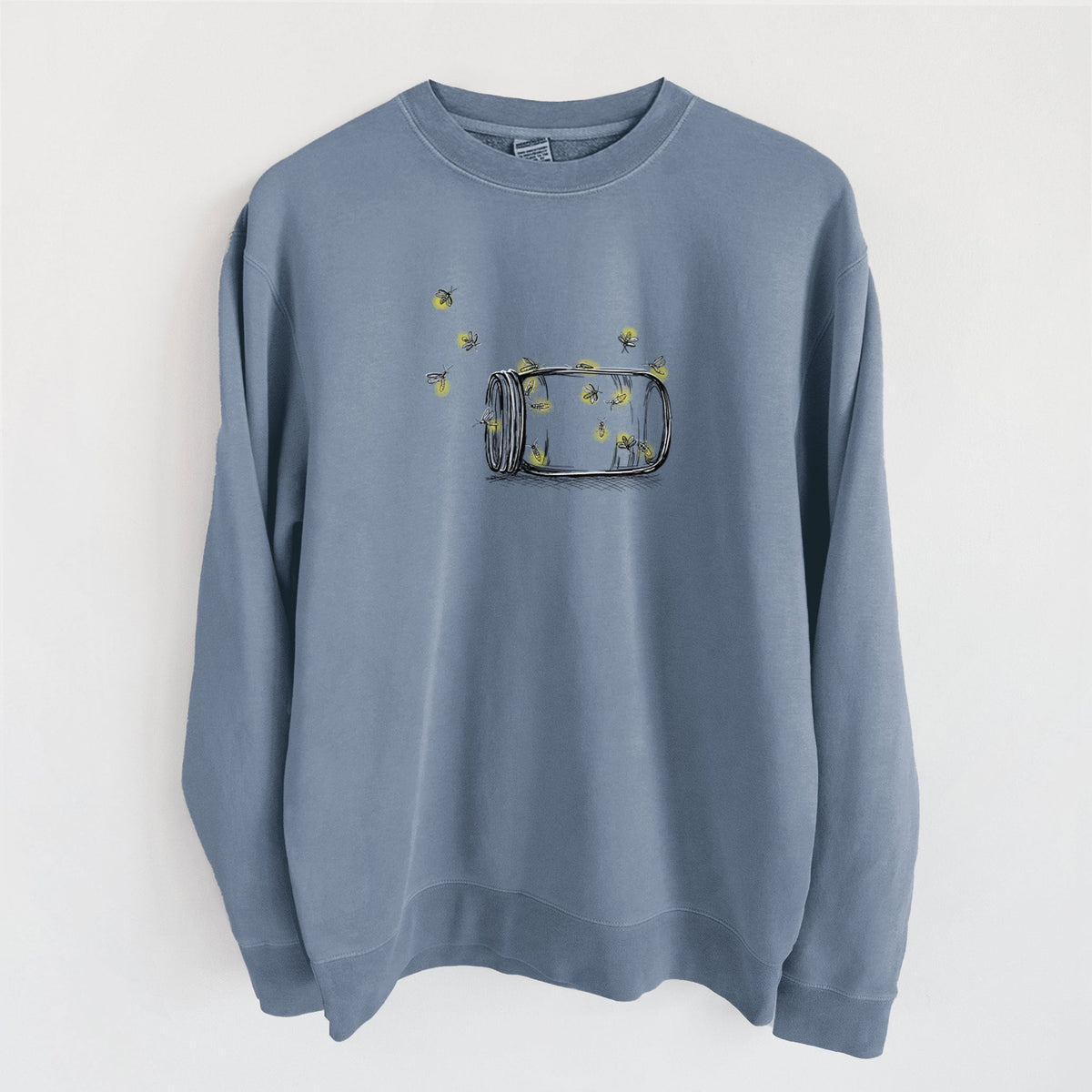 Summer Fireflies - Unisex Pigment Dyed Crew Sweatshirt