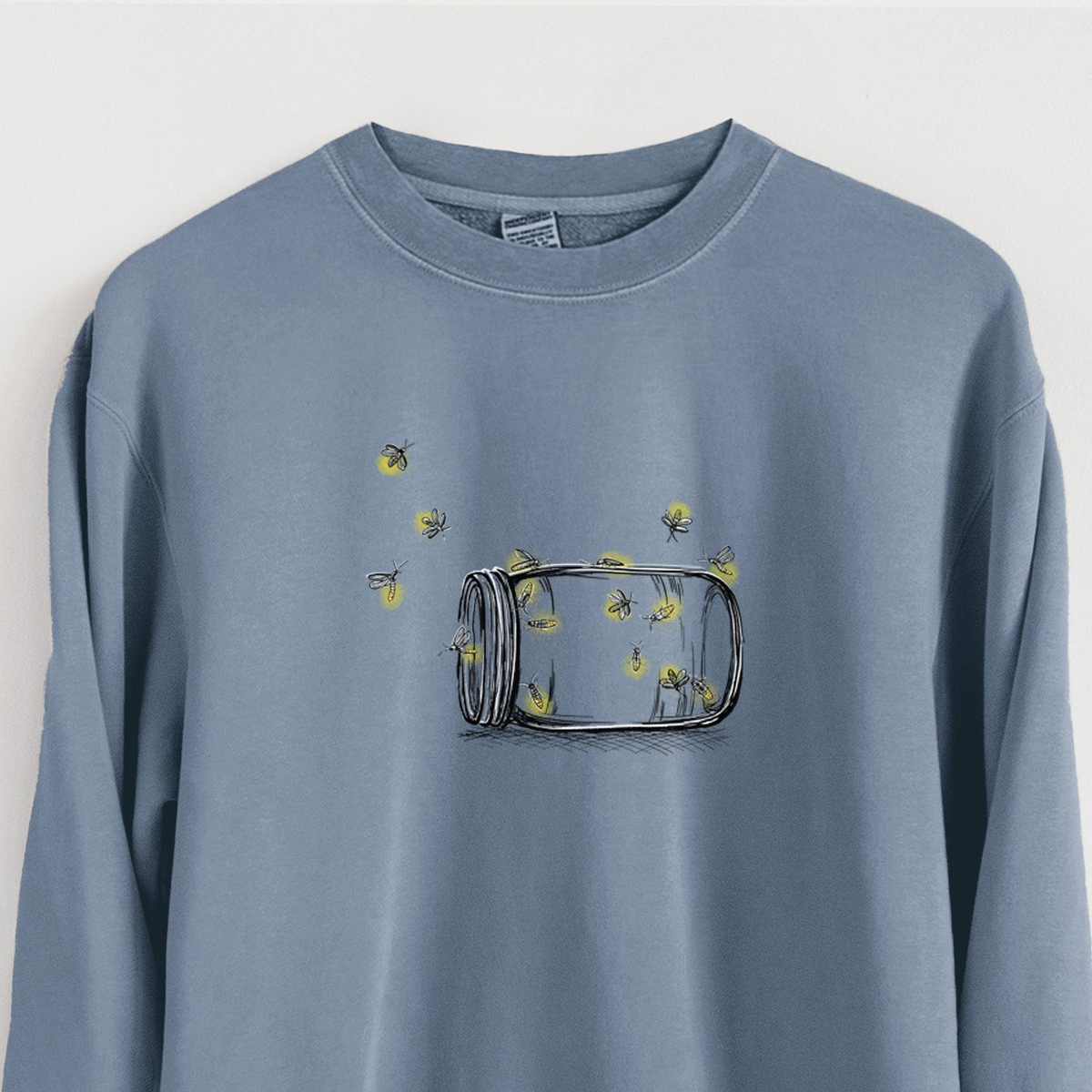 Summer Fireflies - Unisex Pigment Dyed Crew Sweatshirt