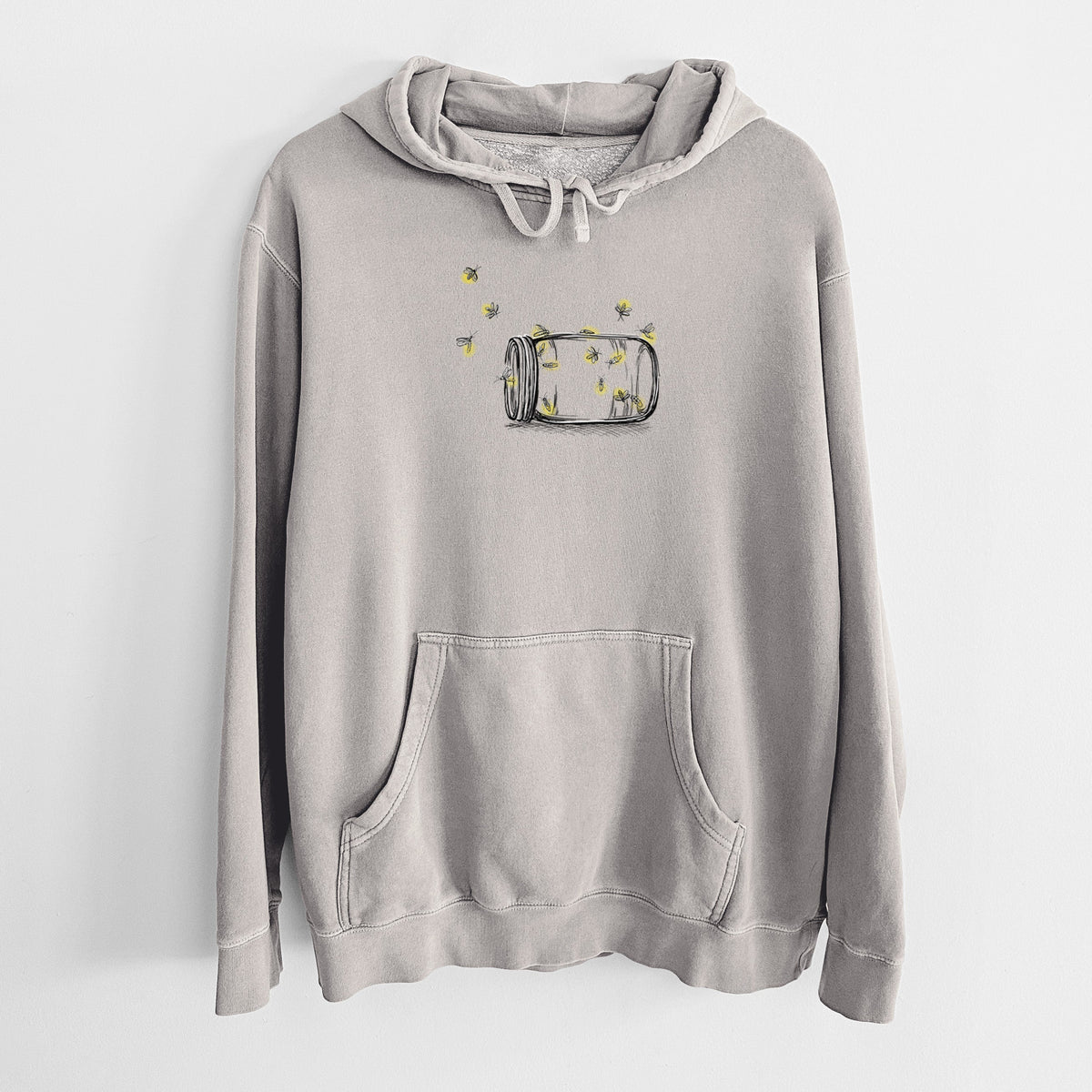 Summer Fireflies - Unisex Pigment Dyed Hoodie