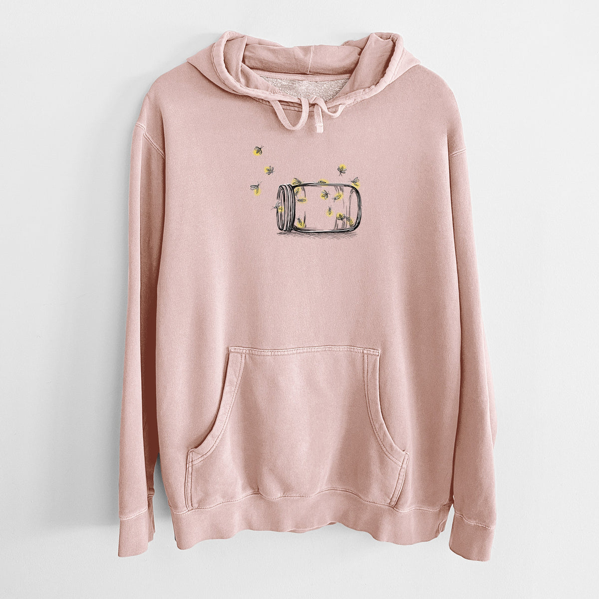 Summer Fireflies - Unisex Pigment Dyed Hoodie