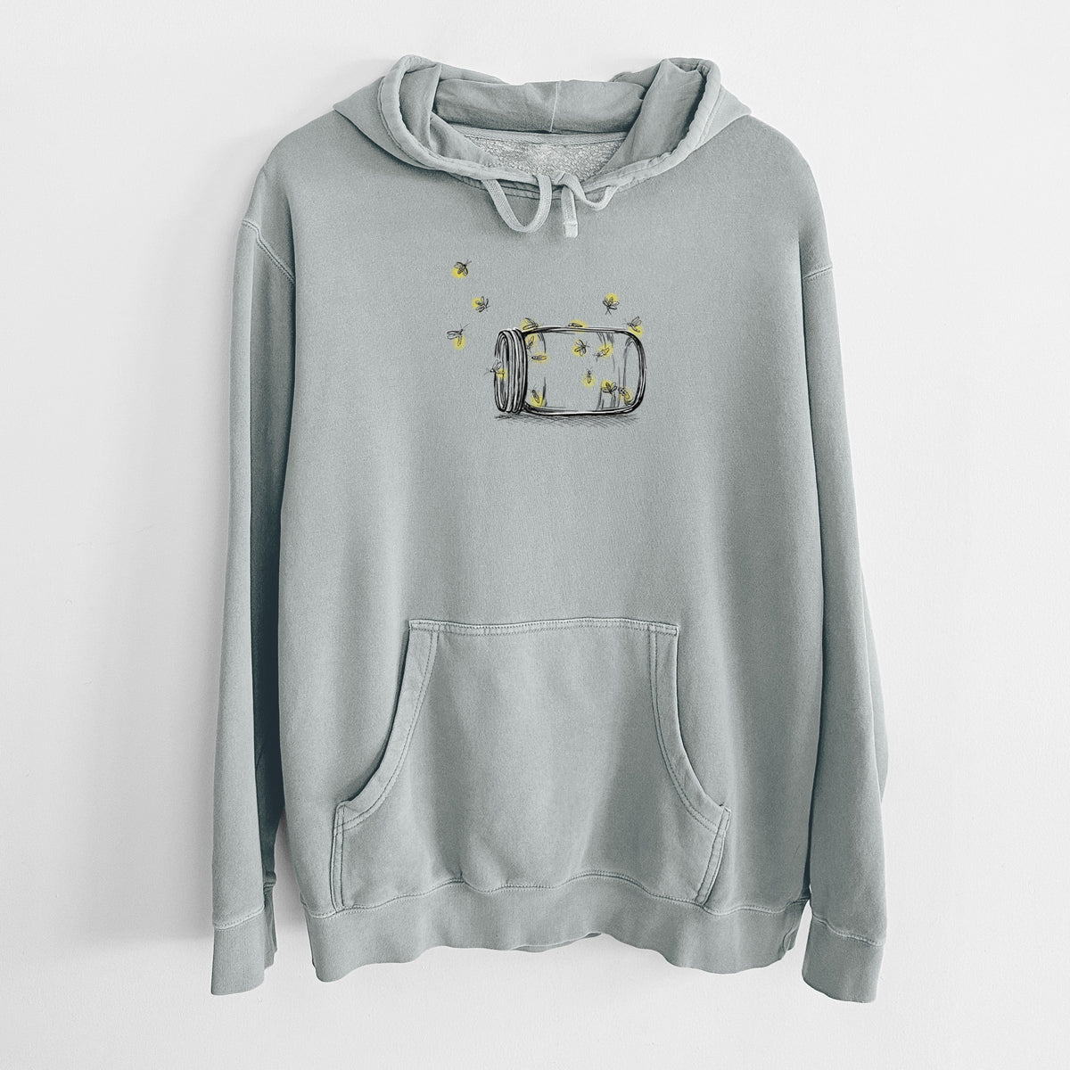 Summer Fireflies - Unisex Pigment Dyed Hoodie