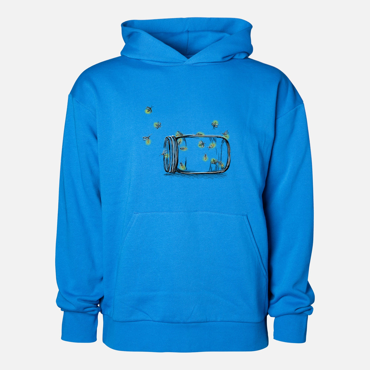 Summer Fireflies  - Statement Midweight Hoodie