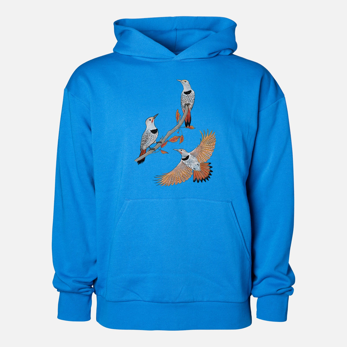 Northern Flickers (Red-shafted) - Colaptes auratus  - Statement Midweight Hoodie