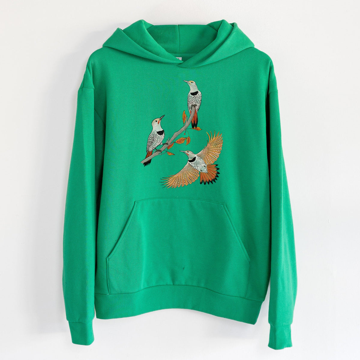 Northern Flickers (Red-shafted) - Colaptes auratus  - Statement Midweight Hoodie