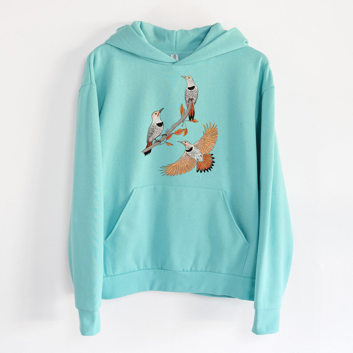 Northern Flickers (Red-shafted) - Colaptes auratus  - Statement Midweight Hoodie