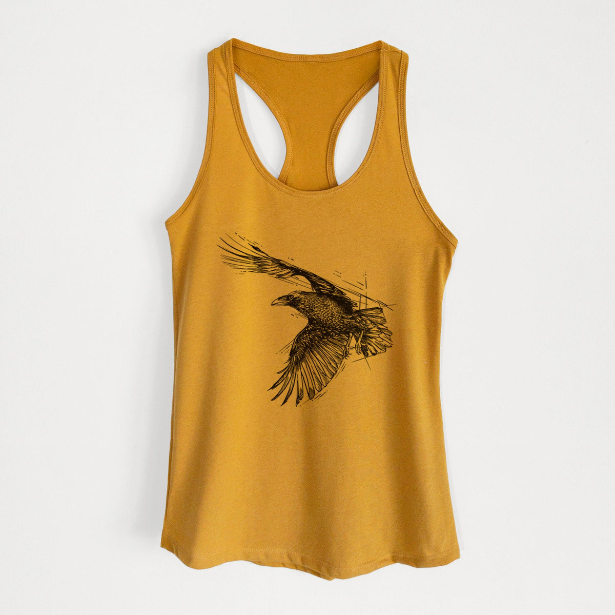Flying Raven - Corvus corax - Women's Racerback Tanktop