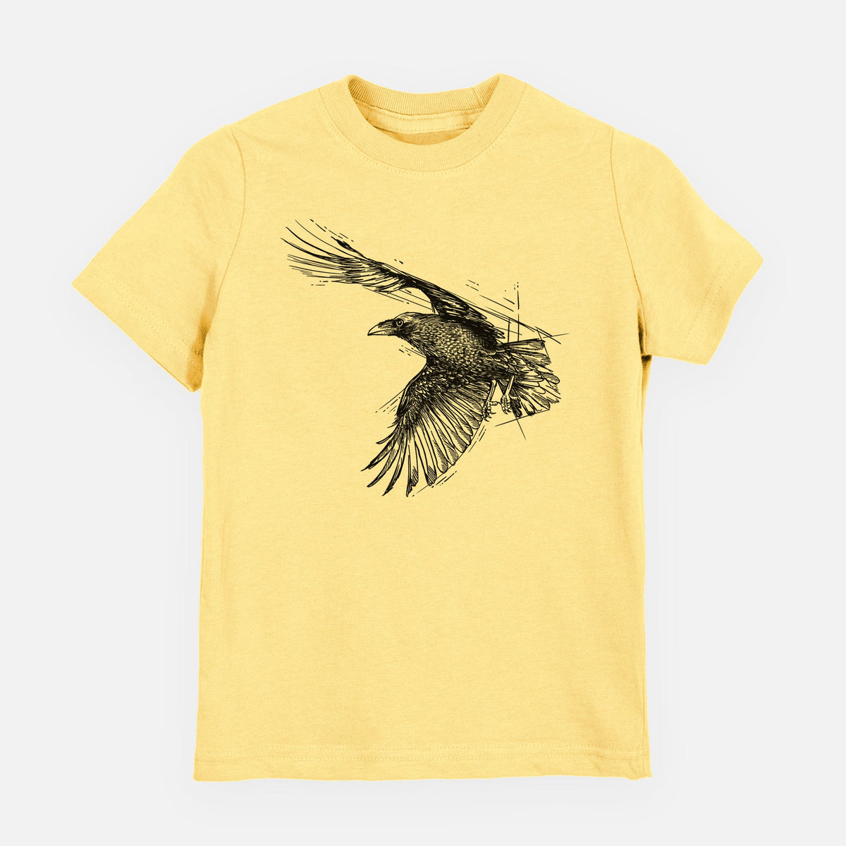Flying Raven - Corvus corax - Toddler/Youth Shirt
