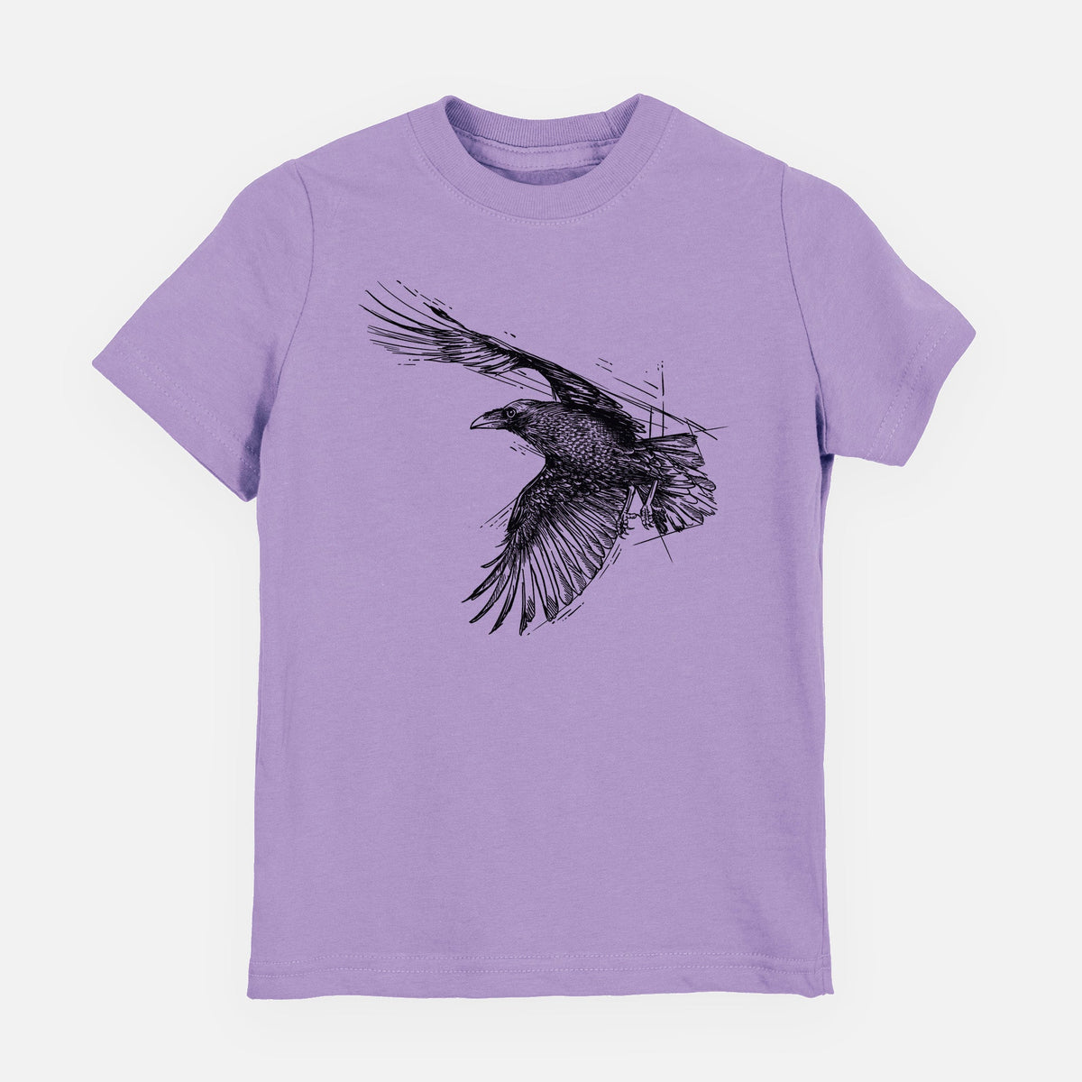 Flying Raven - Corvus corax - Toddler/Youth Shirt