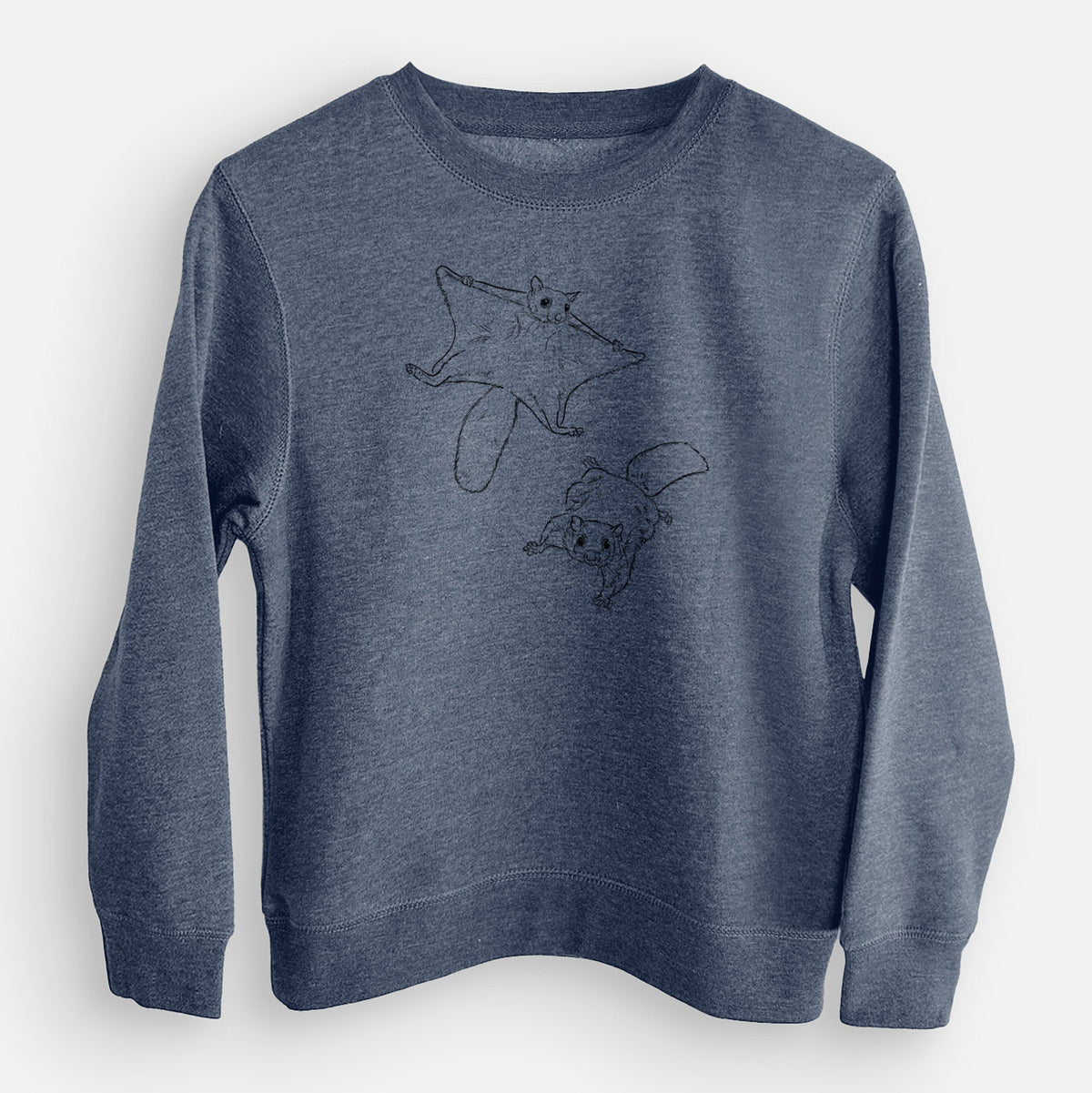 Southern Flying Squirrels - Glaucomys volans - Youth Lightweight Crewneck Sweatshirt