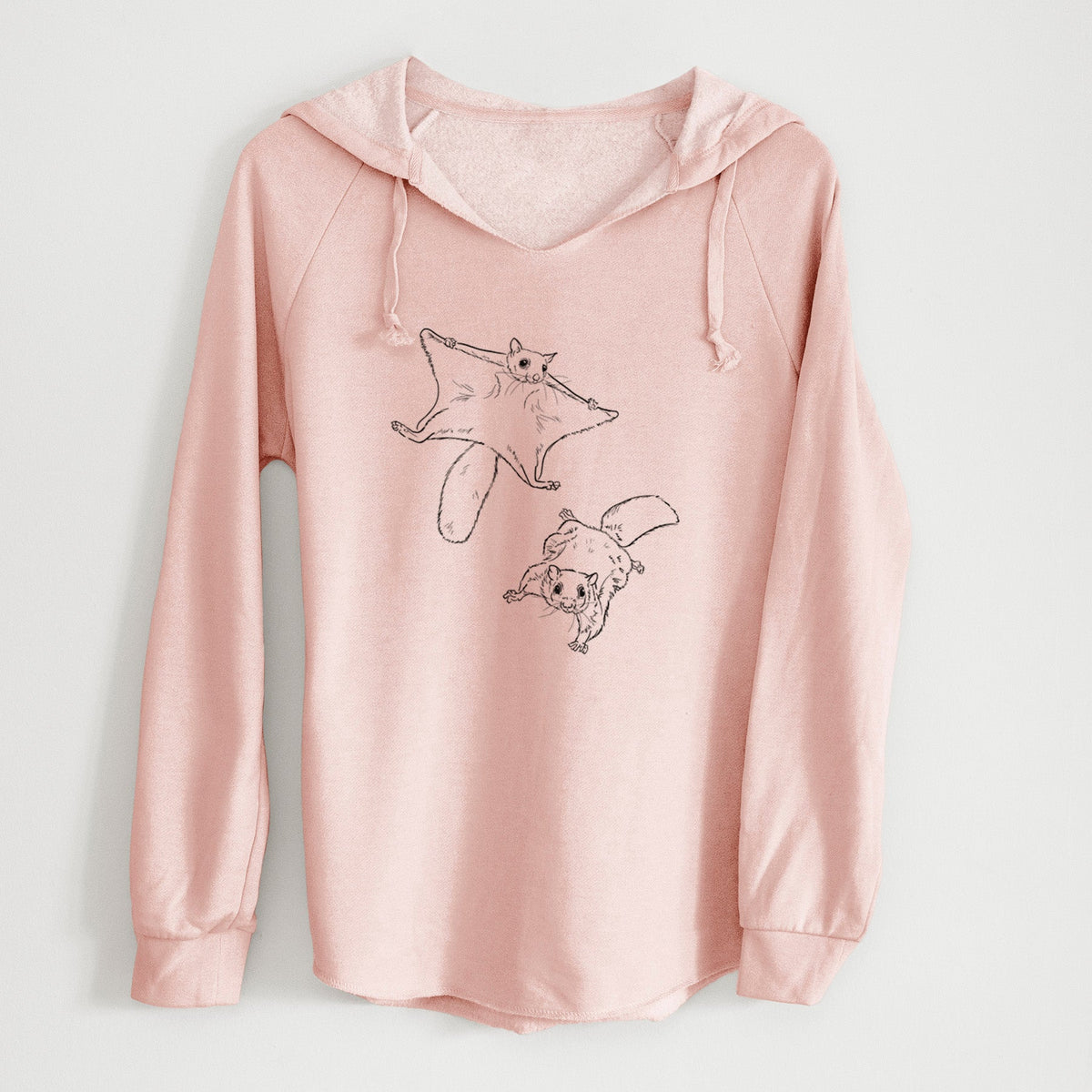 Southern Flying Squirrels - Glaucomys volans - Cali Wave Hooded Sweatshirt