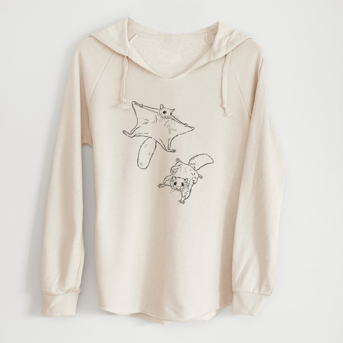 Southern Flying Squirrels - Glaucomys volans - Cali Wave Hooded Sweatshirt