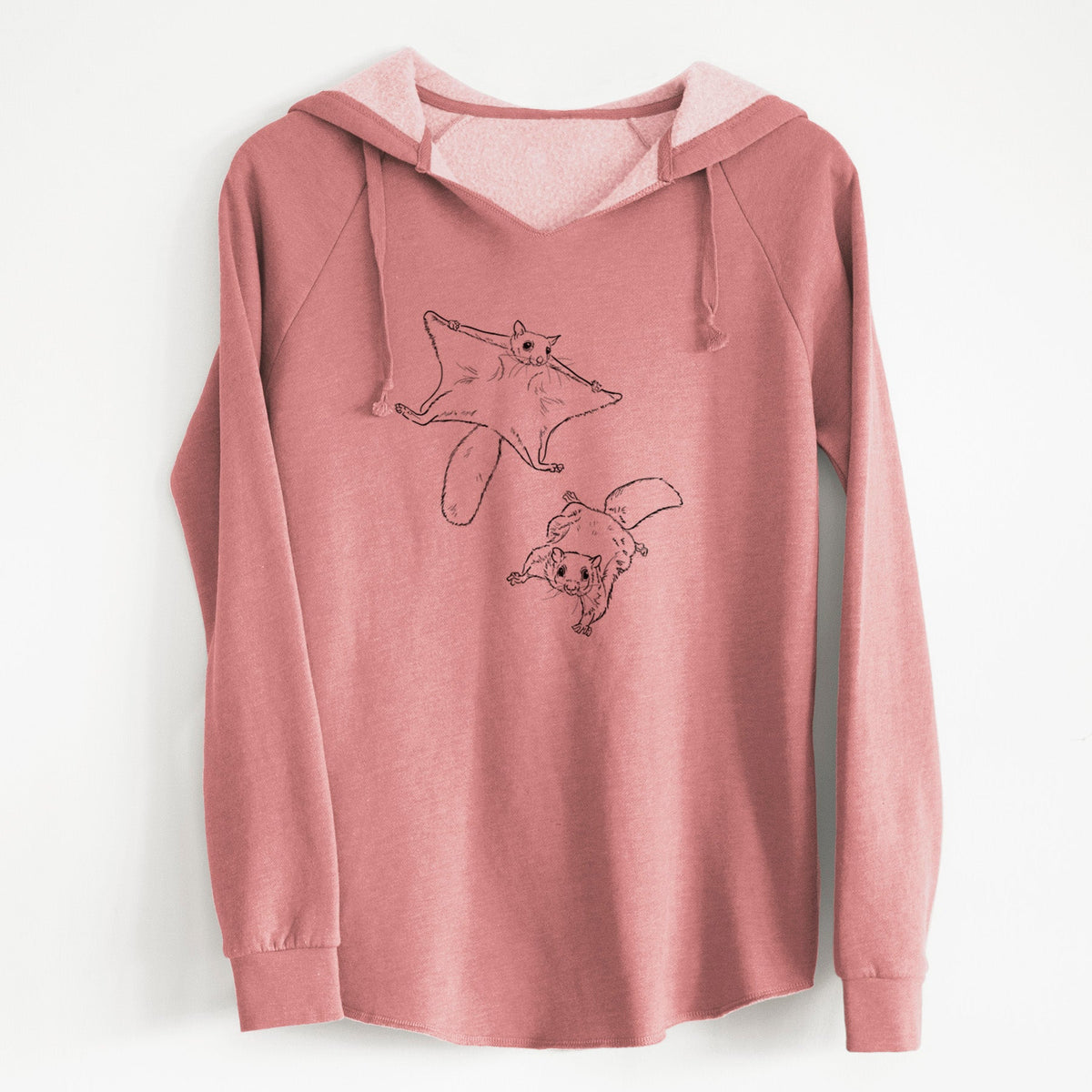 Southern Flying Squirrels - Glaucomys volans - Cali Wave Hooded Sweatshirt