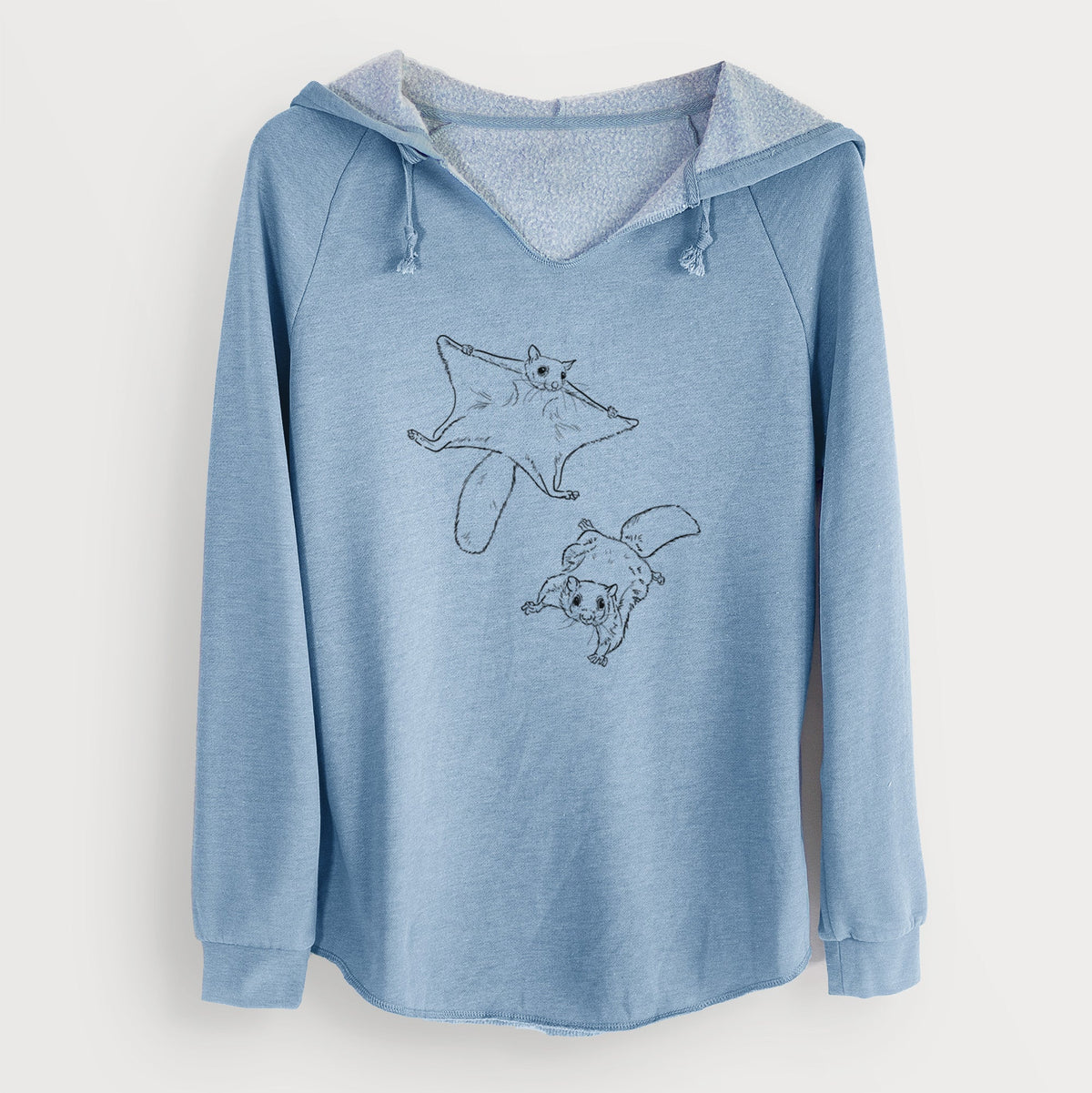 Southern Flying Squirrels - Glaucomys volans - Cali Wave Hooded Sweatshirt
