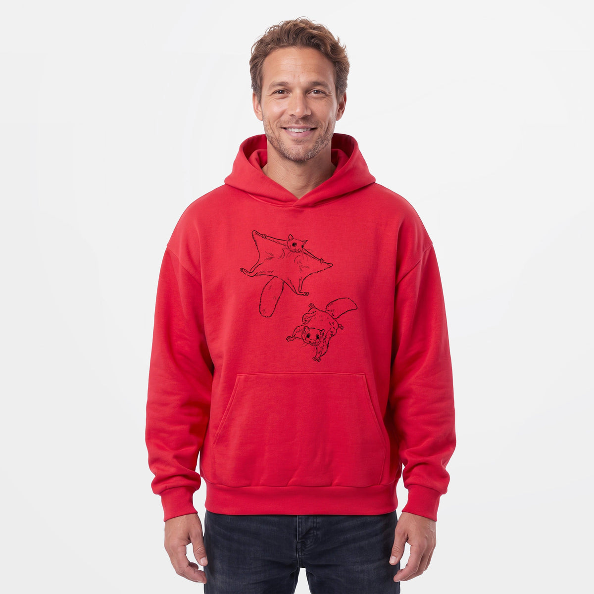 Southern Flying Squirrels - Glaucomys volans  - Statement Midweight Hoodie