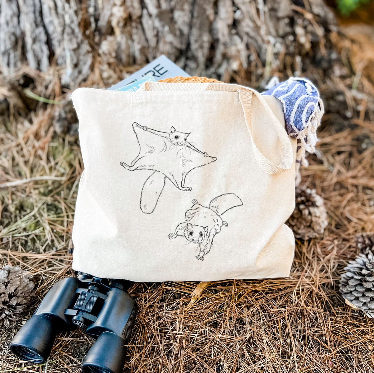Southern Flying Squirrels - Glaucomys volans - Tote Bag