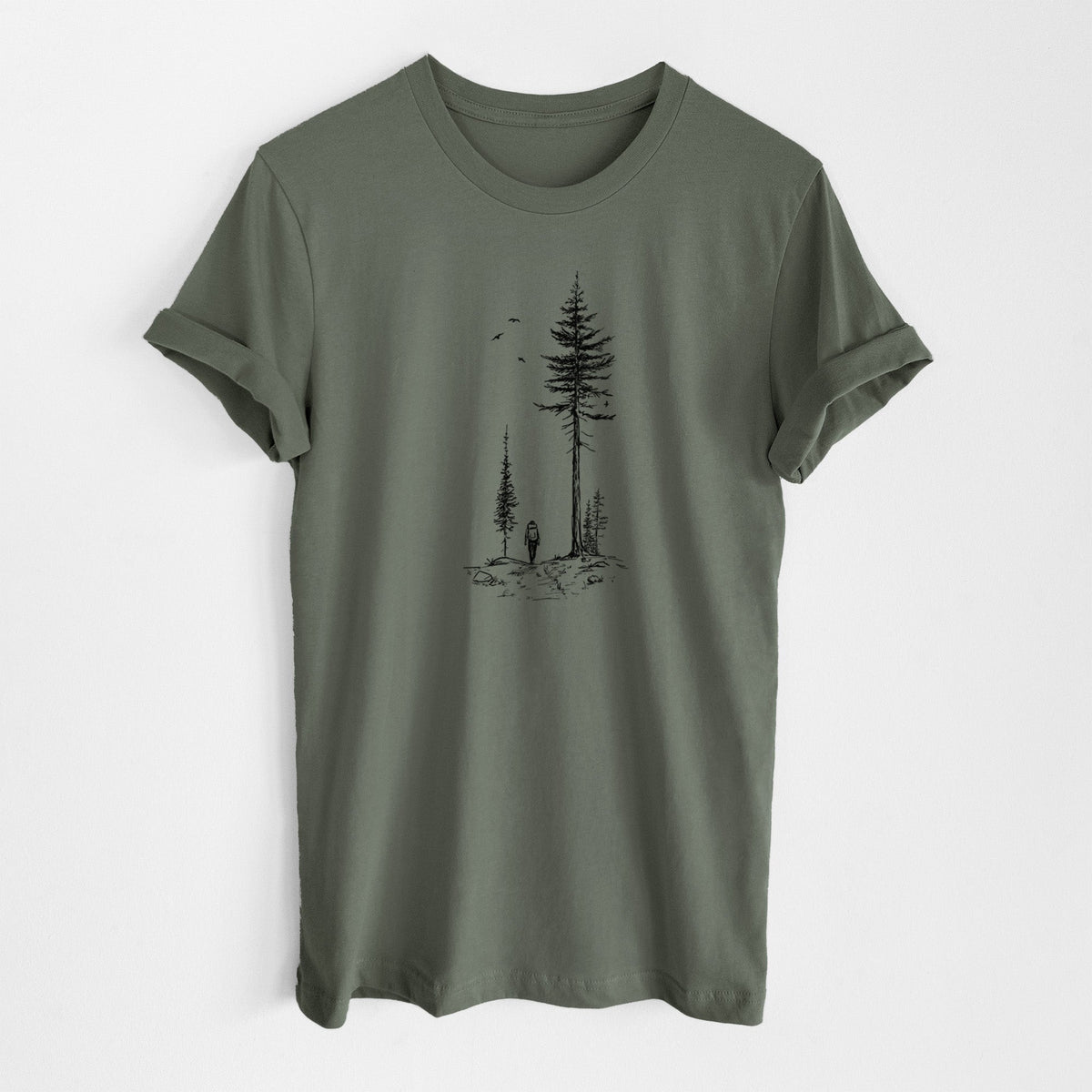 Forest Explorer - Lightweight 100% Cotton Unisex Crewneck