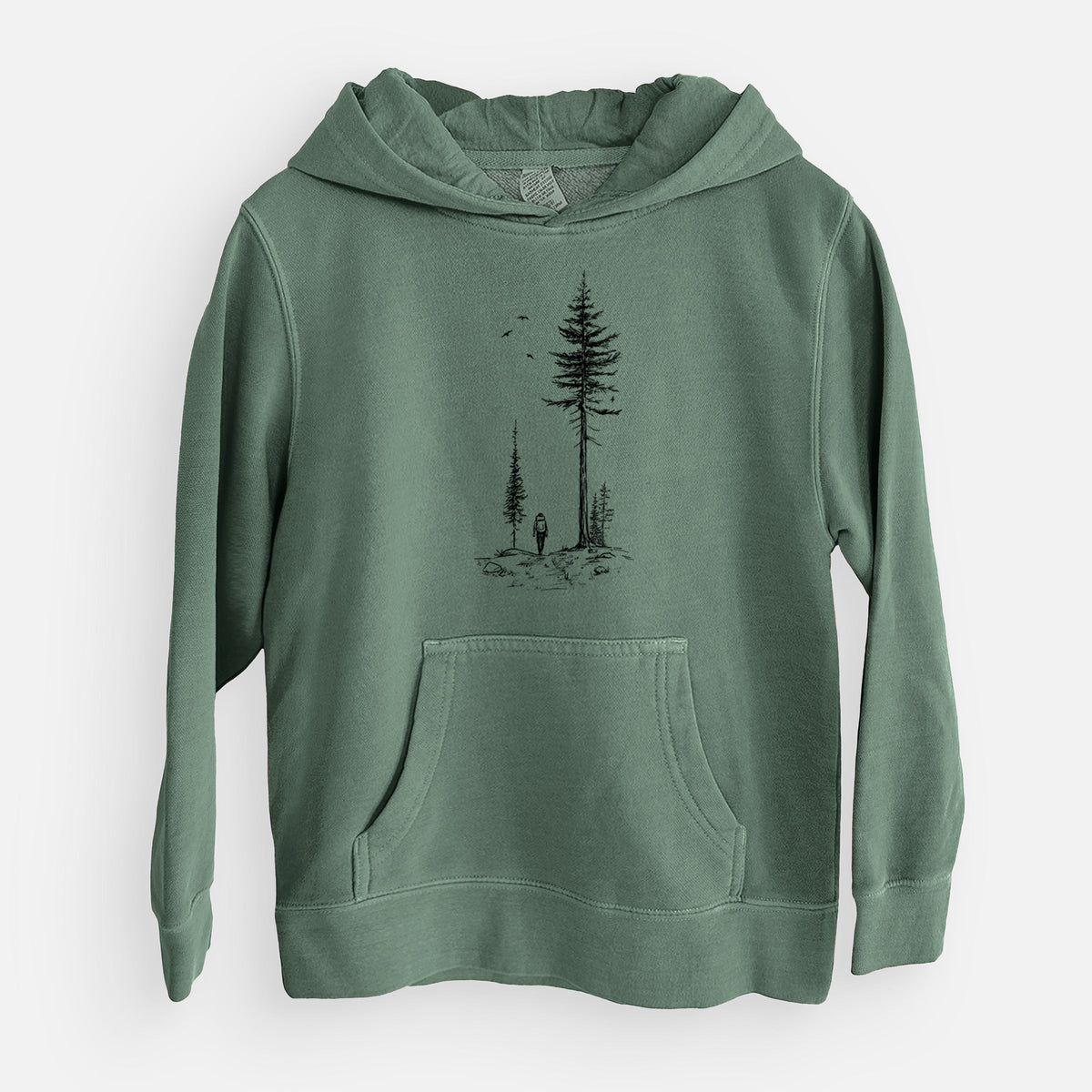 Forest Explorer - Youth Pigment Dyed Hoodie