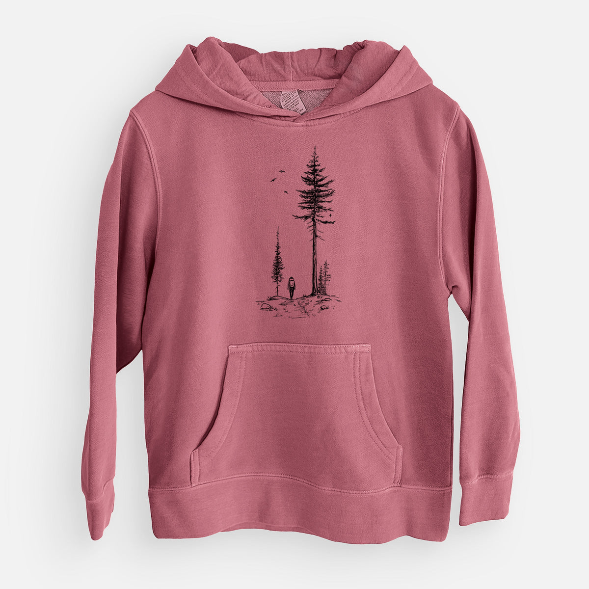 Forest Explorer - Youth Pigment Dyed Hoodie