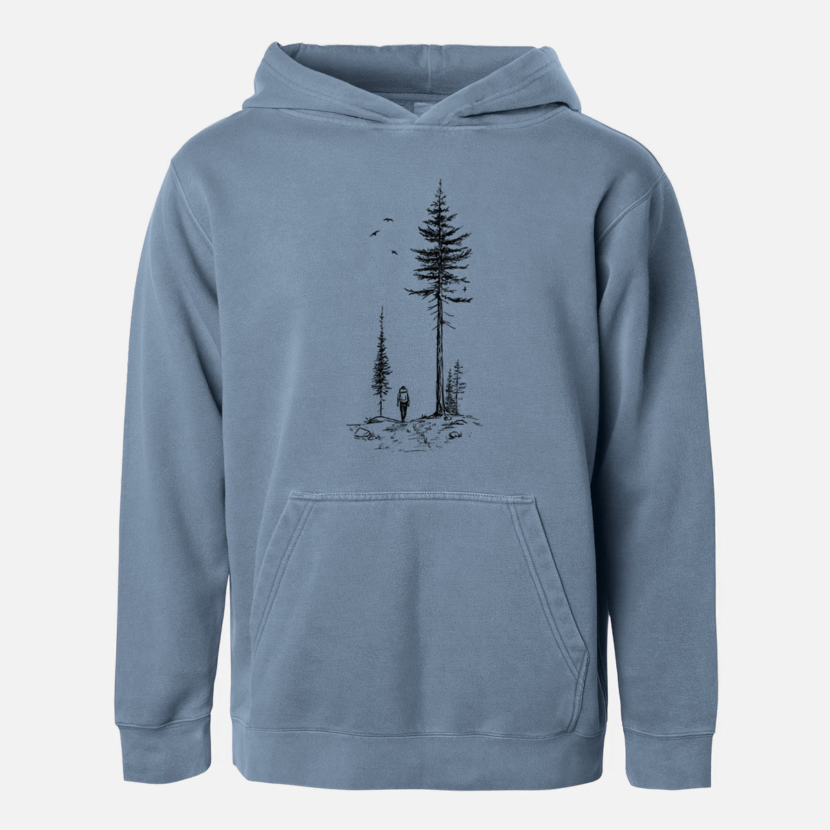Forest Explorer - Youth Pigment Dyed Hoodie